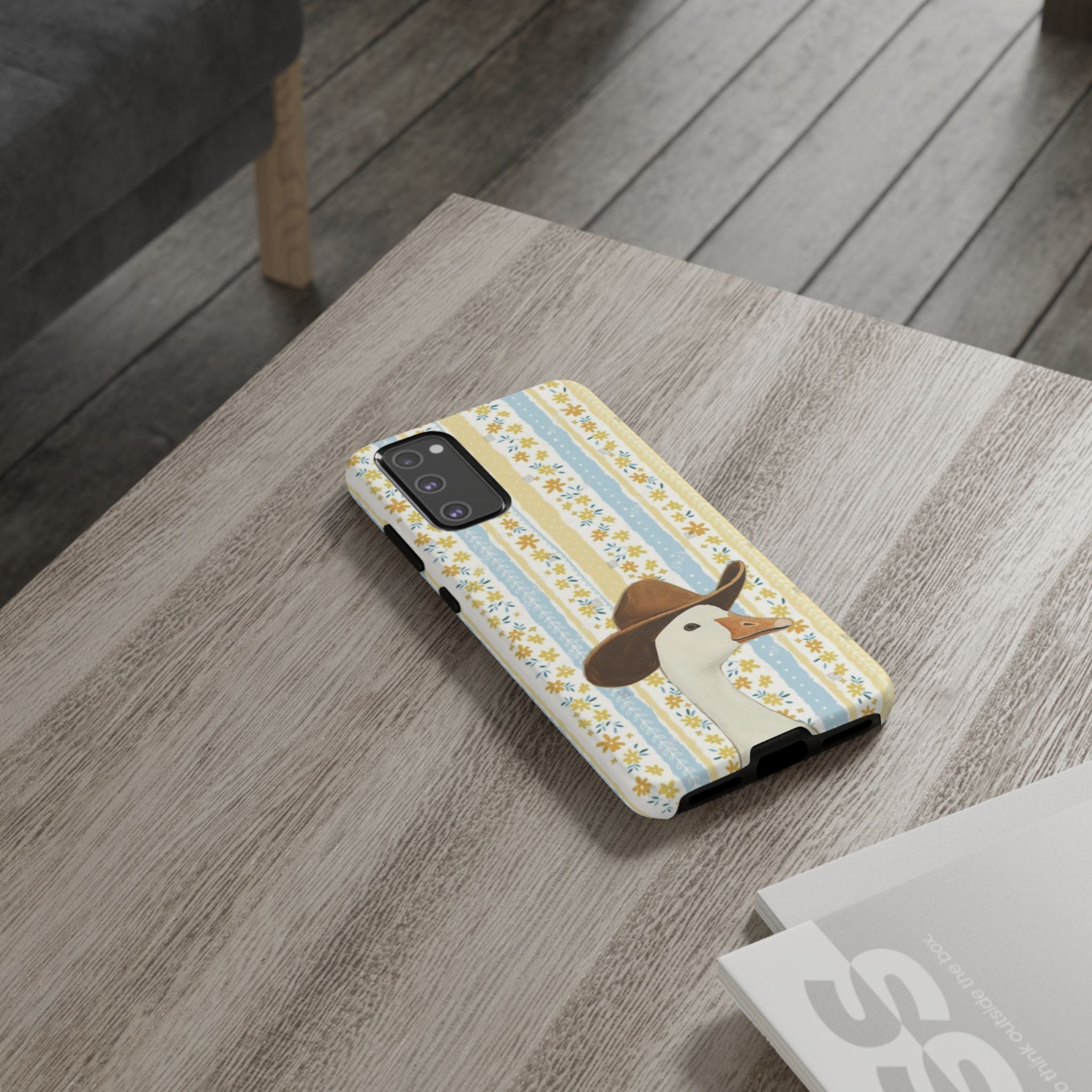 Goose Cowboy Phone Case – Cute Country Floral iPhone Cover