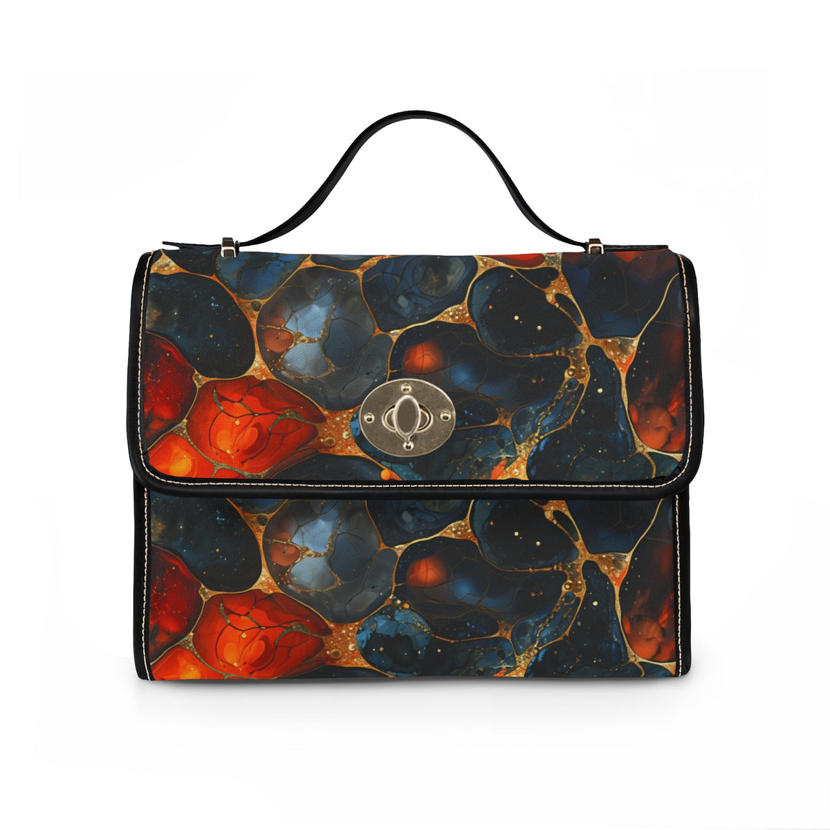 Abstract Gemstone Canvas Bag
