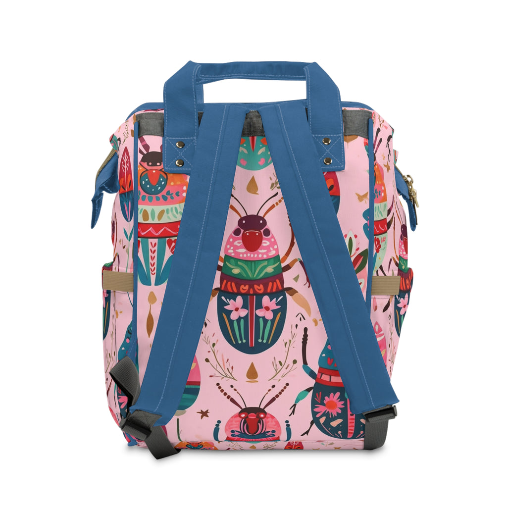 Scarab Pattern Diaper Backpack
