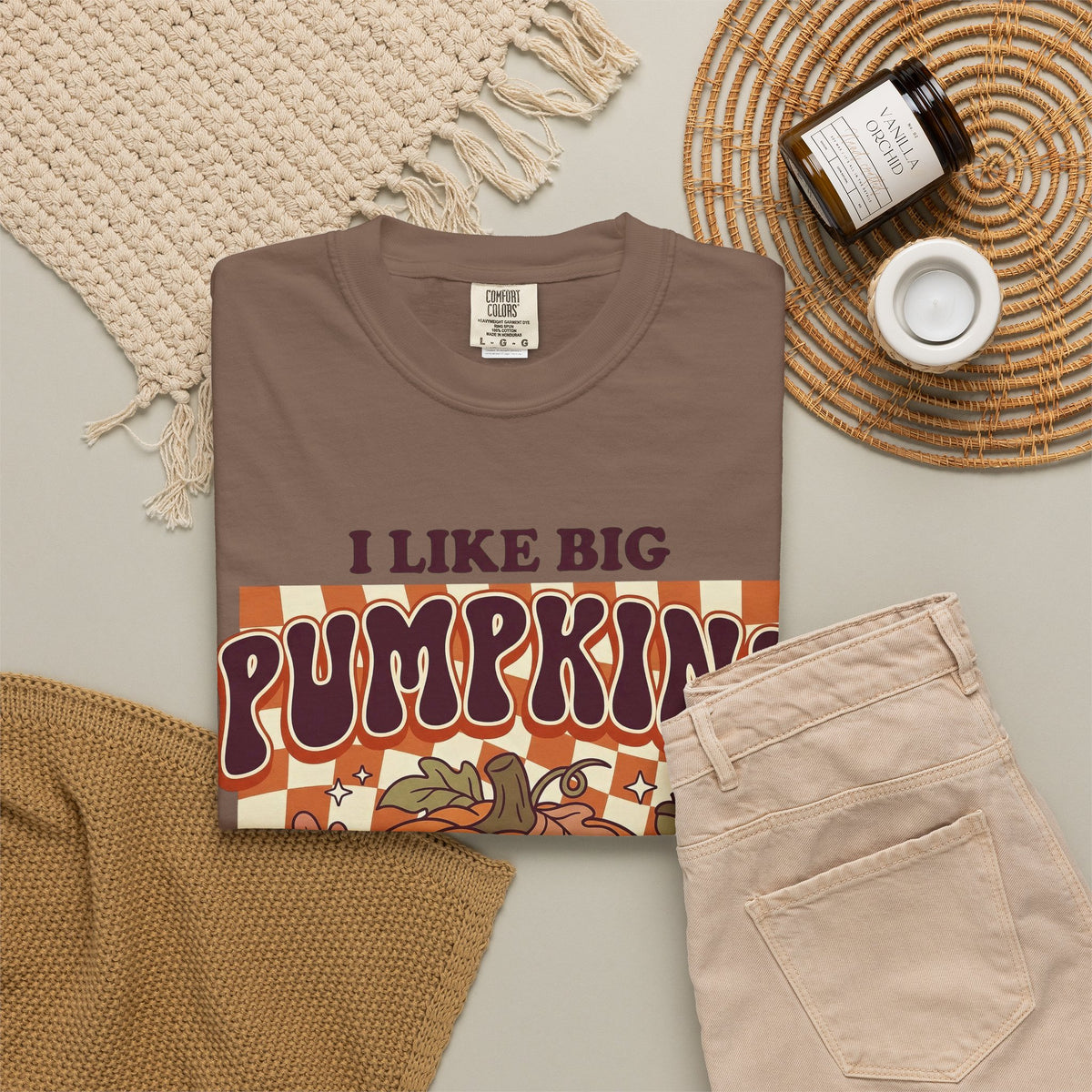 I Like Big Pumpkins Fall Thanksgiving T-Shirt