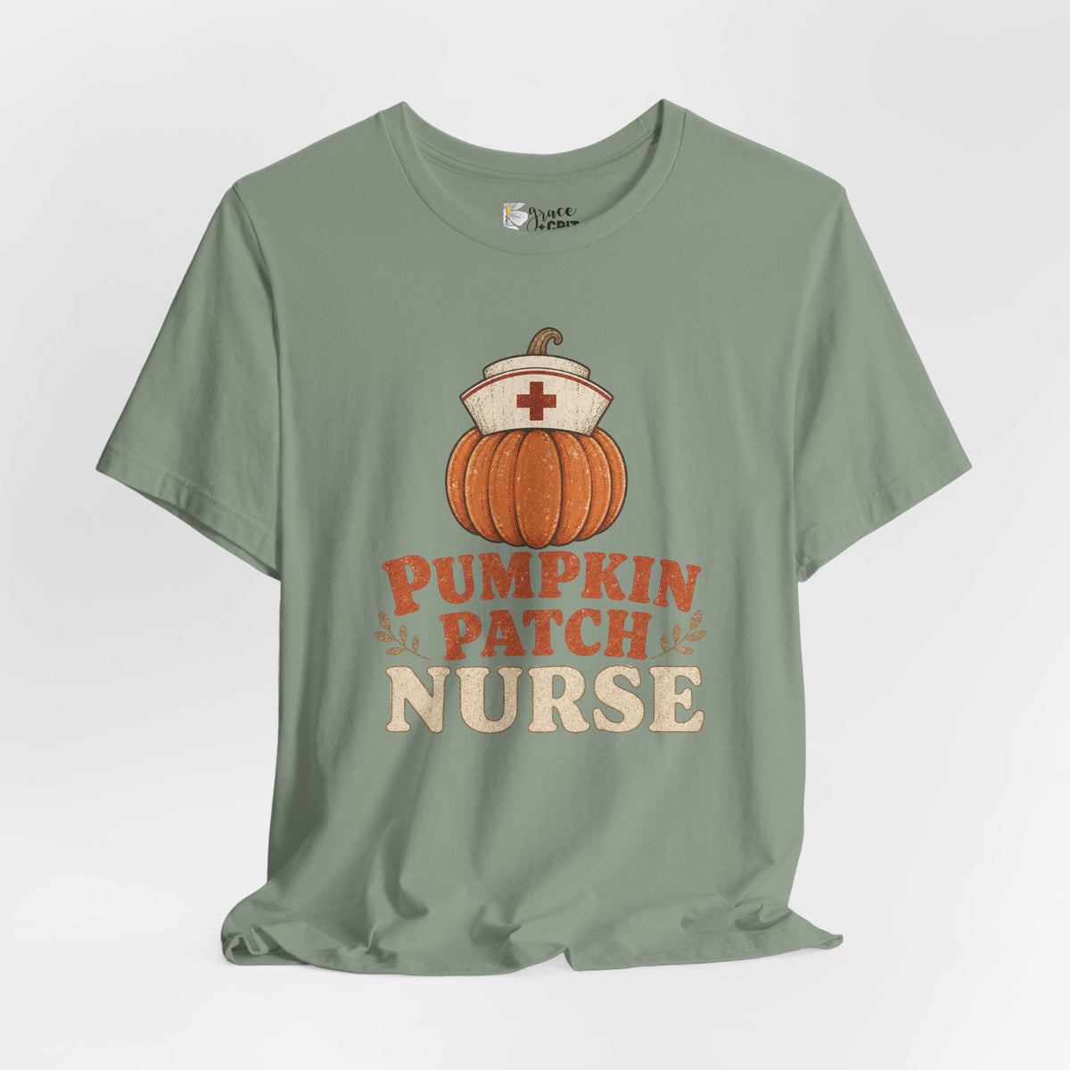 Pumpkin Patch Nurse T-Shirt — Fall Halloween Nurse Tee