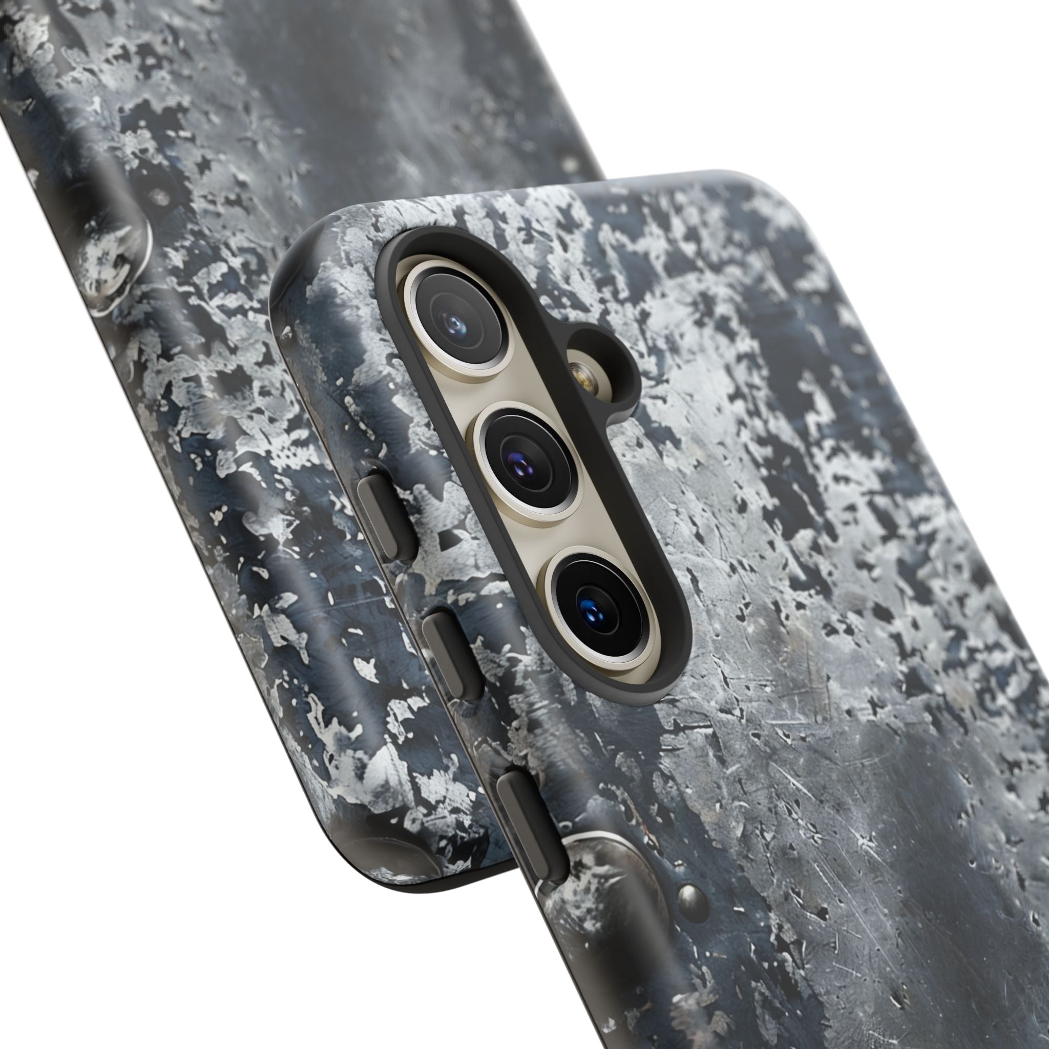 Rugged Rusted Metal Phone Case — Industrial Distressed Armor for iPhone