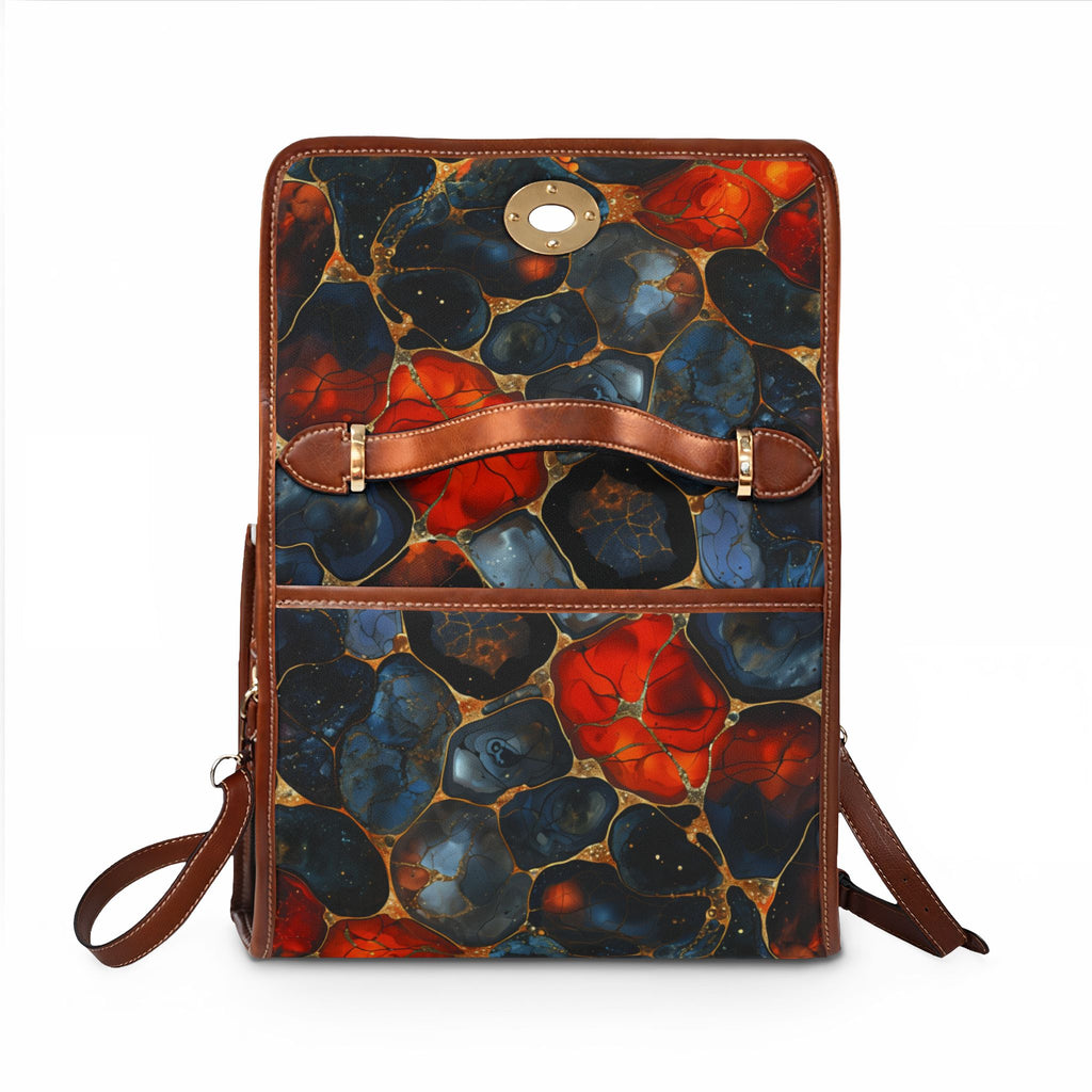 Abstract Gemstone Canvas Bag