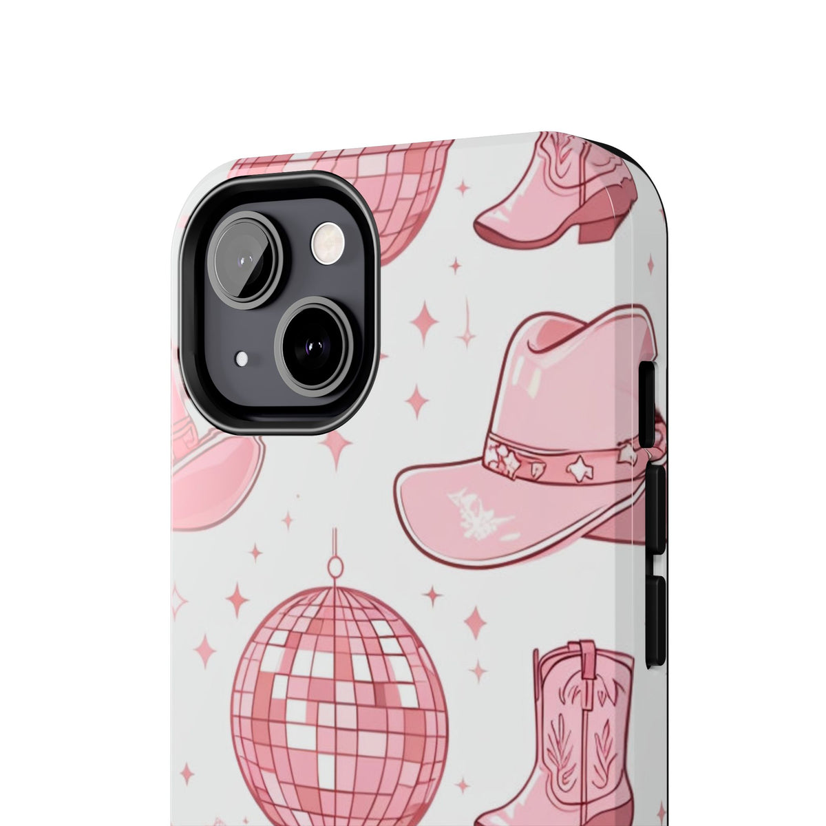 Pink Cowgirl Disco Phone Case