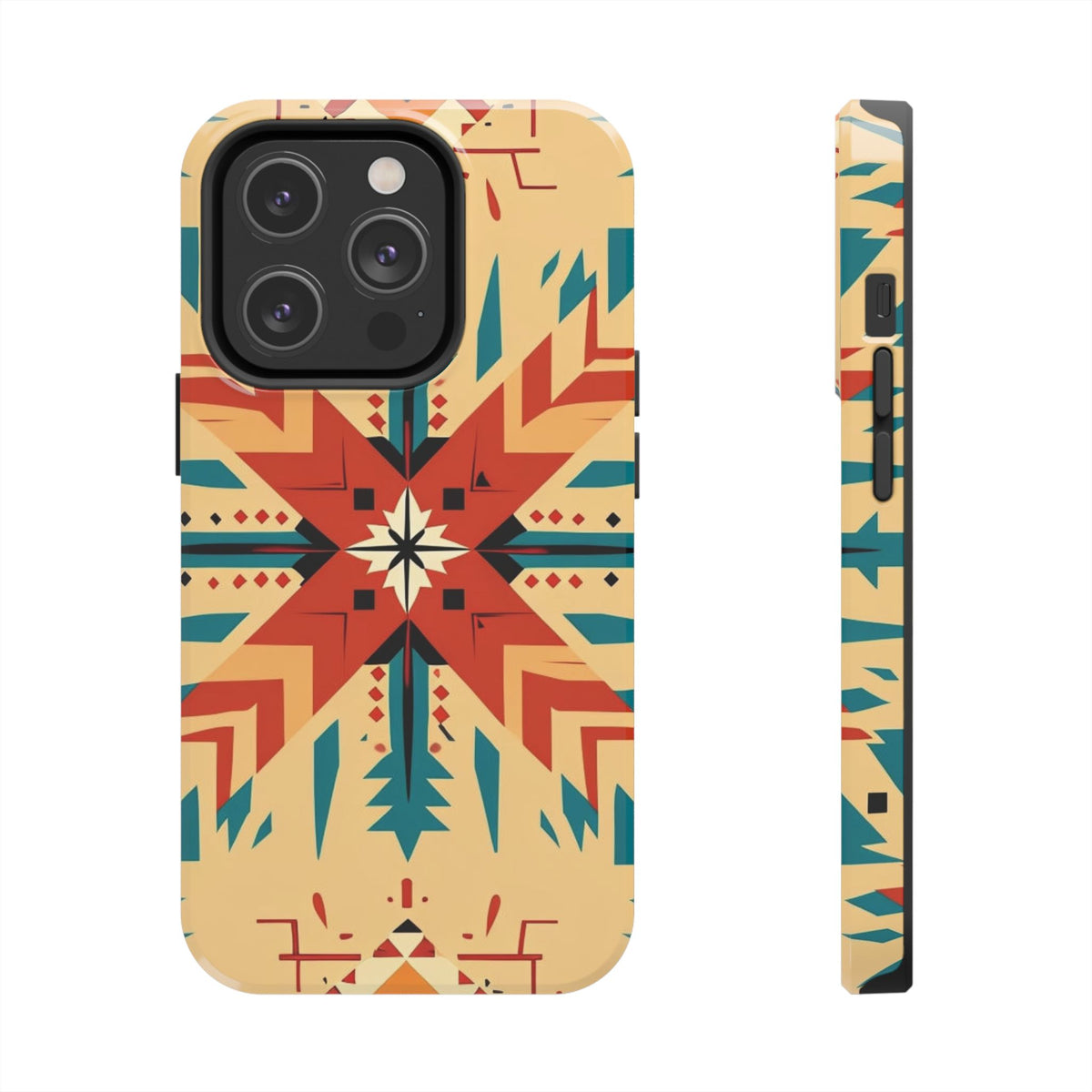 Southwestern Geometric Starburst Tough Phone Case