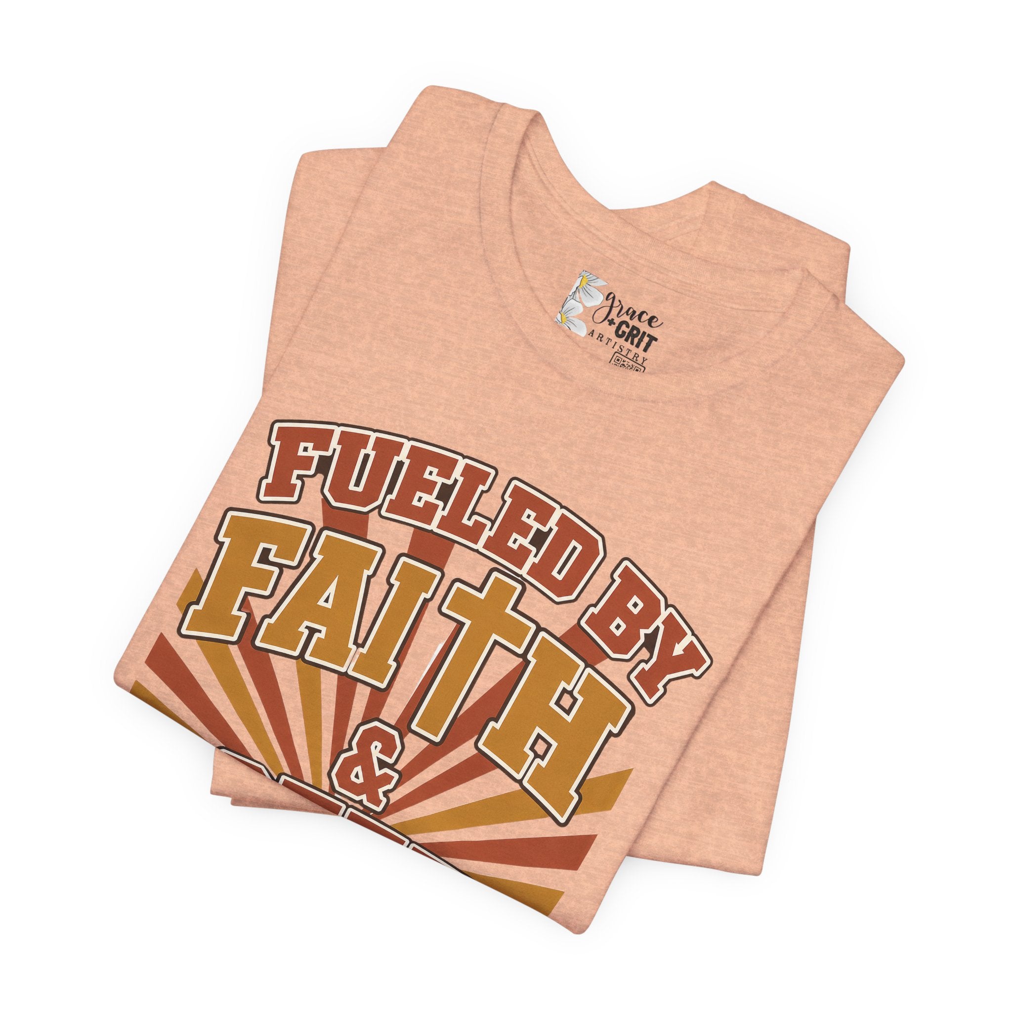 Fueled by Faith & Coffee T-Shirt — Christian Coffee Lovers Tee