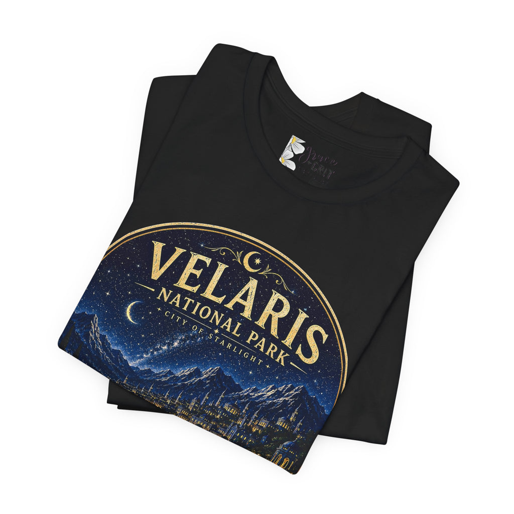 Velaris National Park Tee — Nighttime Cityscape Graphic Shirt