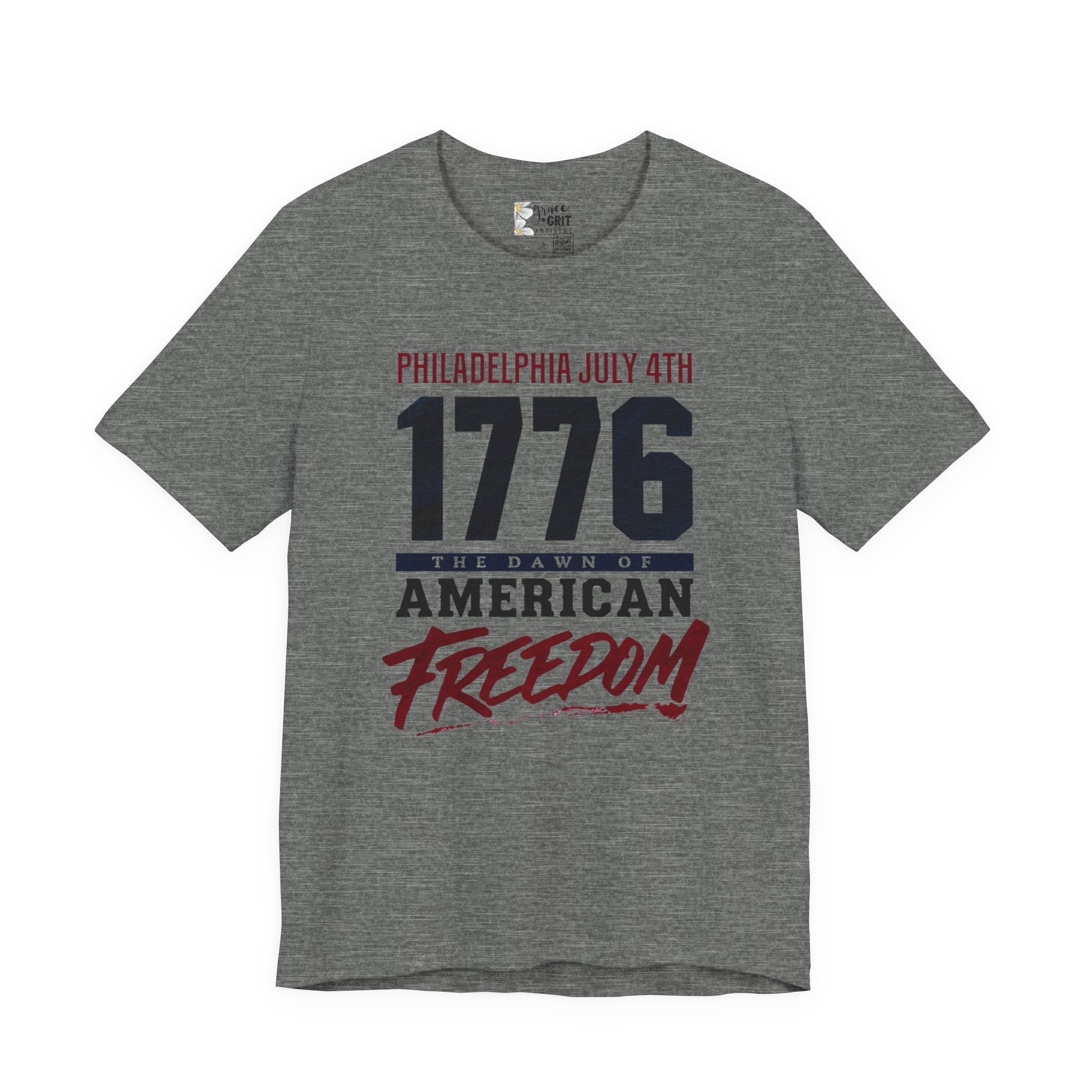 1776 American Freedom Tee — Philadelphia July 4th Patriotic T-Shirt