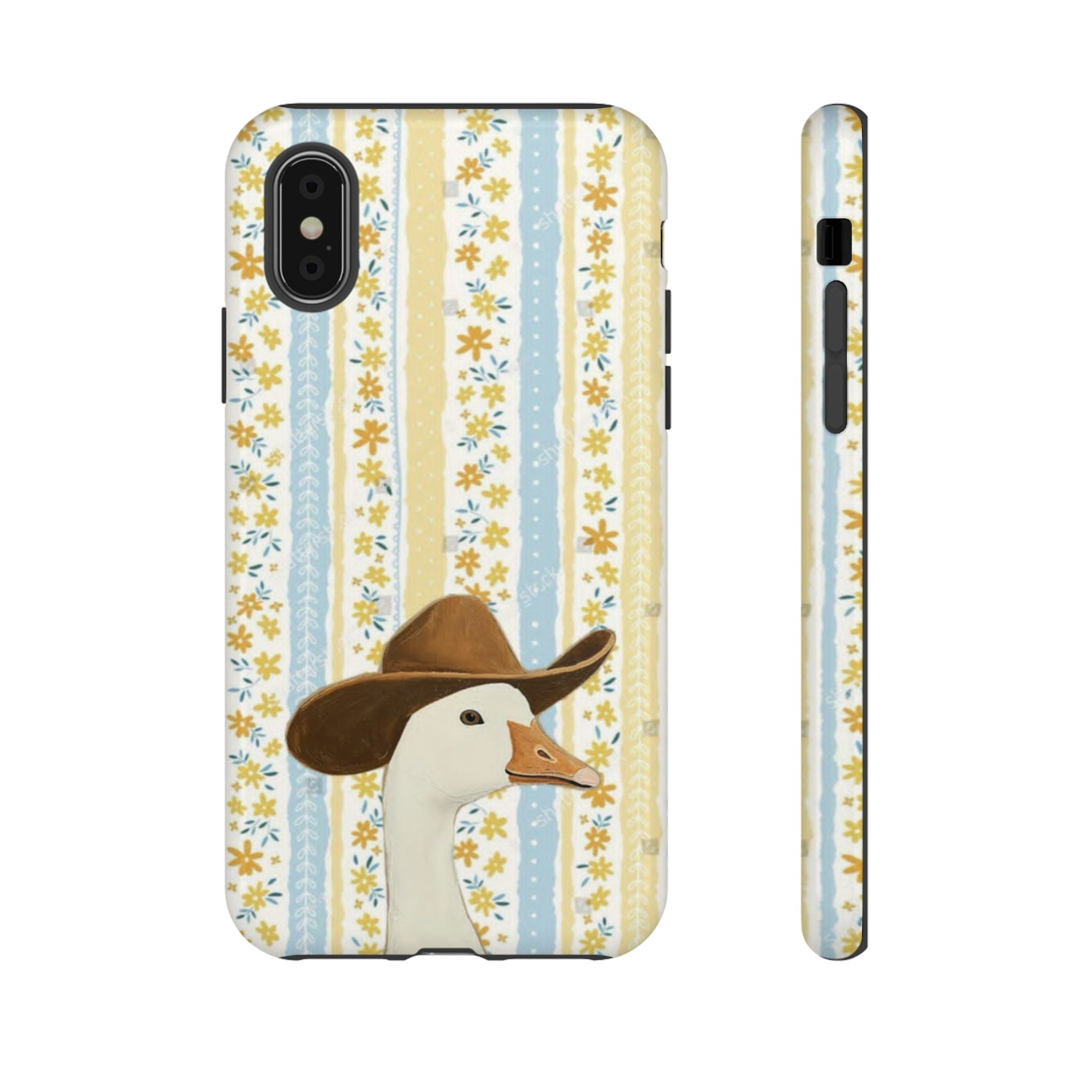 Goose Cowboy Phone Case – Cute Country Floral iPhone Cover