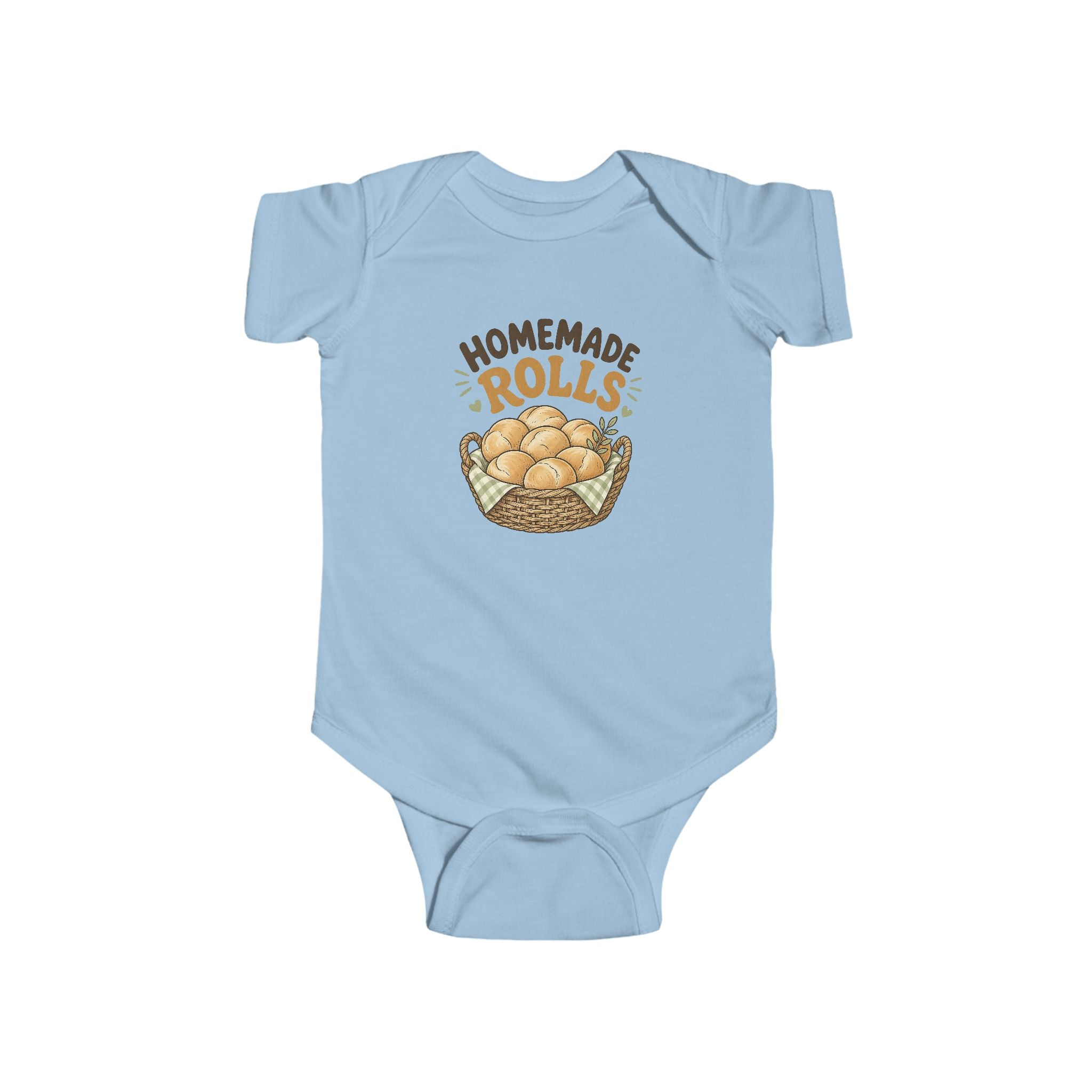 Infant Bodysuit - "Homemade Rolls" Cute Bakery Baby One-Piece