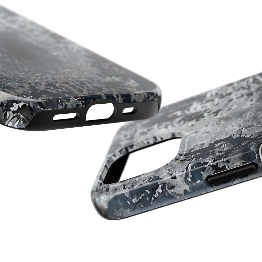 Rugged Distressed Metal Phone Case — Industrial Grunge iPhone Cover