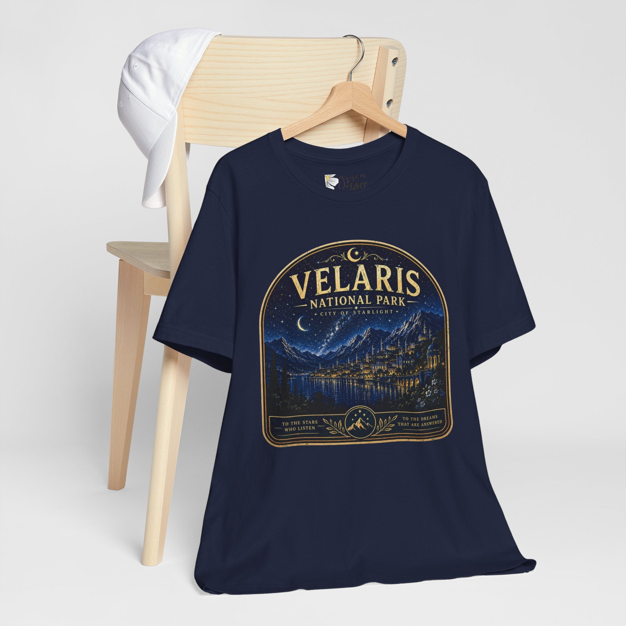 Velaris National Park Tee — Nighttime Cityscape Graphic Shirt