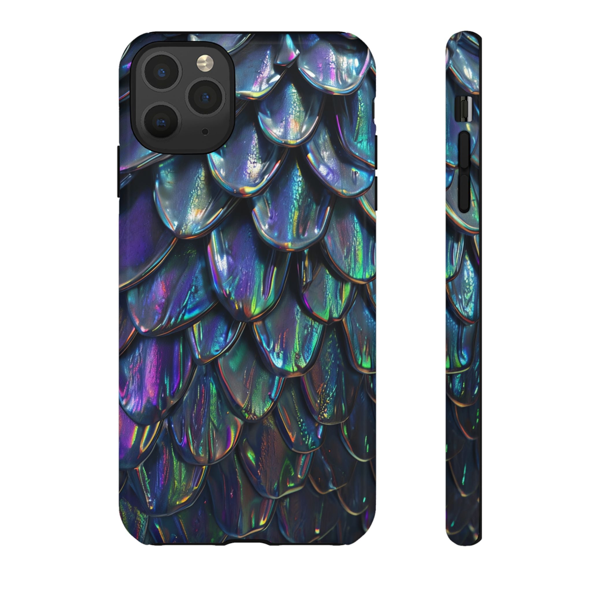 Dragon Scale Phone Case — Iridescent Dragon Scale Tough Case