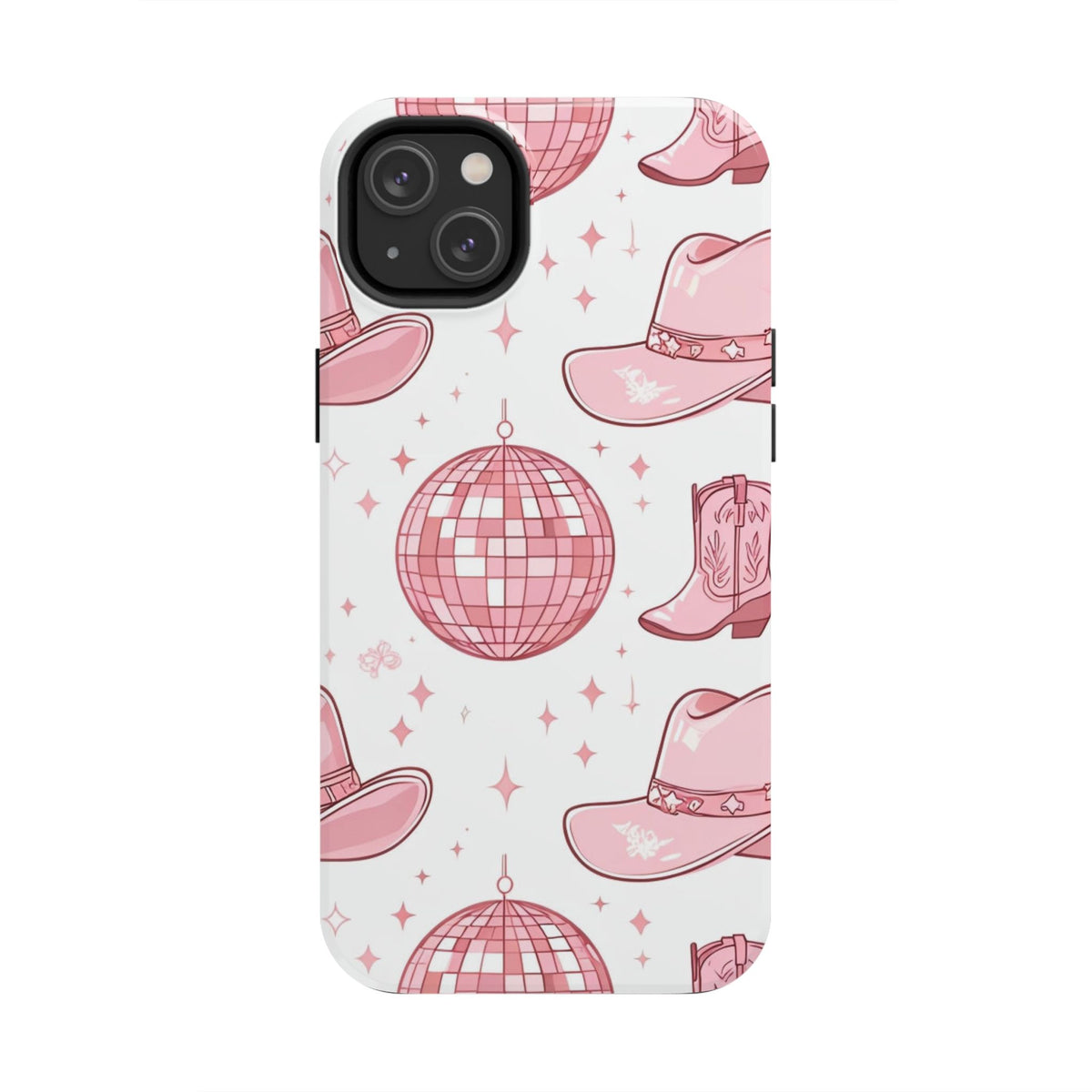 Pink Cowgirl Disco Phone Case