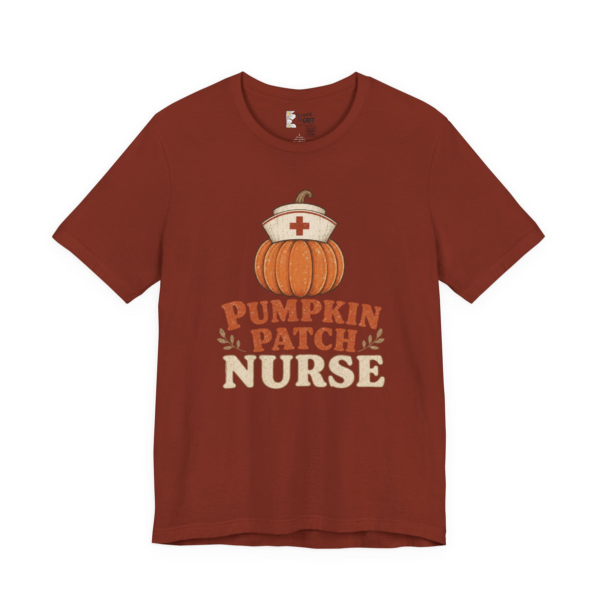 Pumpkin Patch Nurse T-Shirt — Fall Halloween Nurse Tee
