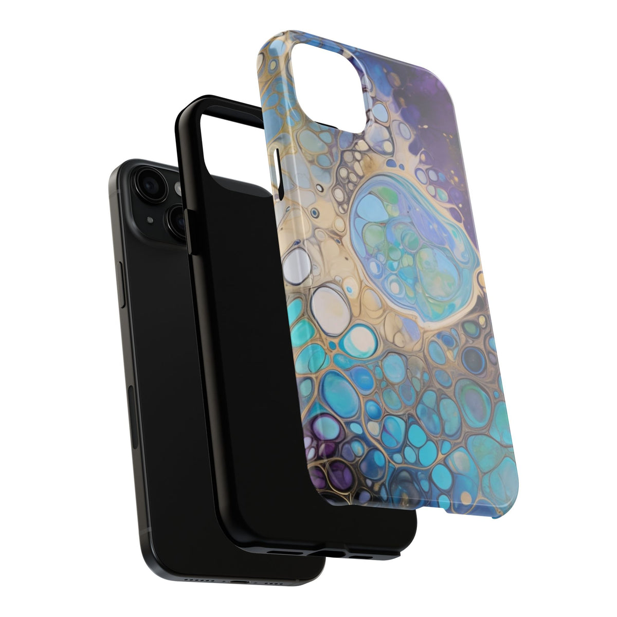 Abstract Ocean Bubble Tough Phone Case