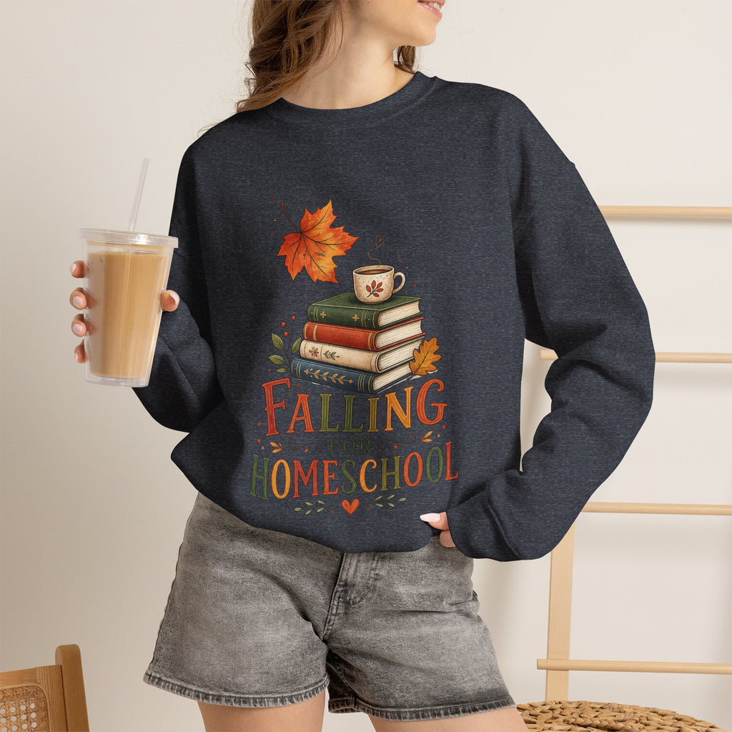 Falling for Home School Sweatshirt