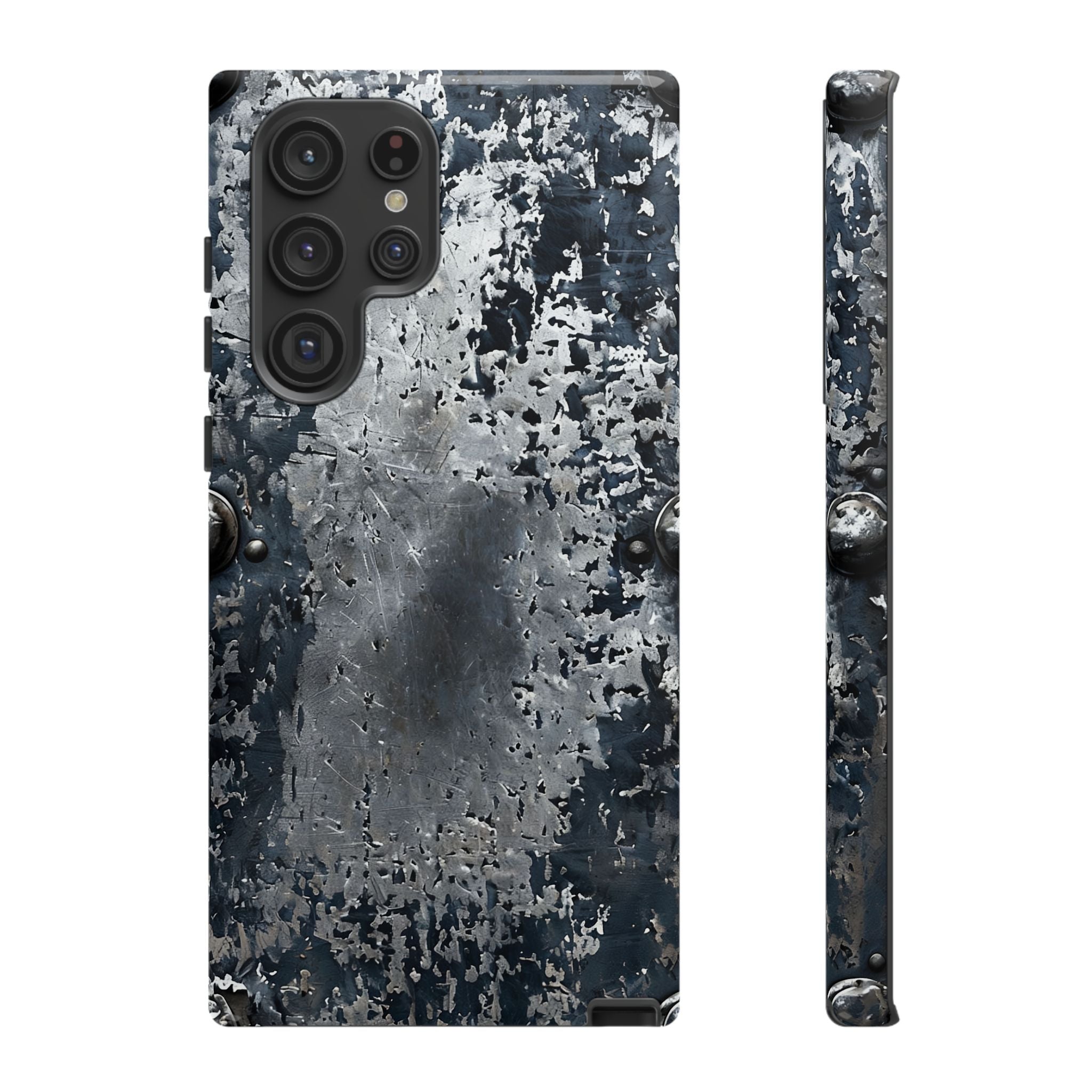 Rugged Rusted Metal Phone Case — Industrial Distressed Armor for iPhone