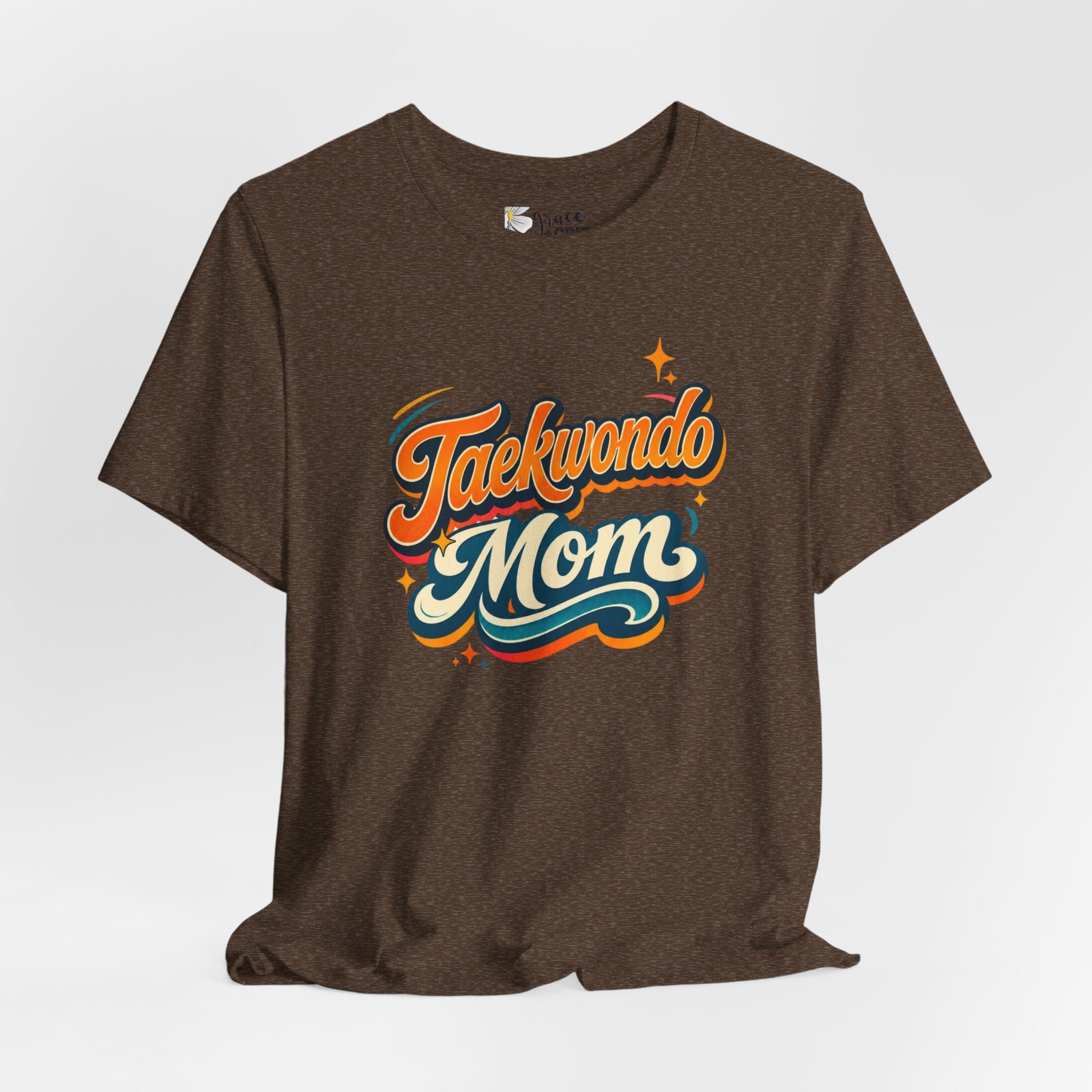 Taekwondo Mom T-Shirt | Retro Script Martial Arts Mom Tee