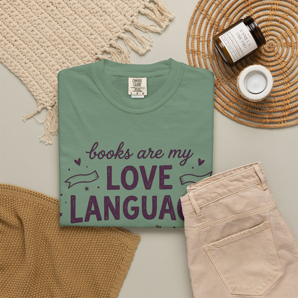 Books Are My Love Language T-Shirt