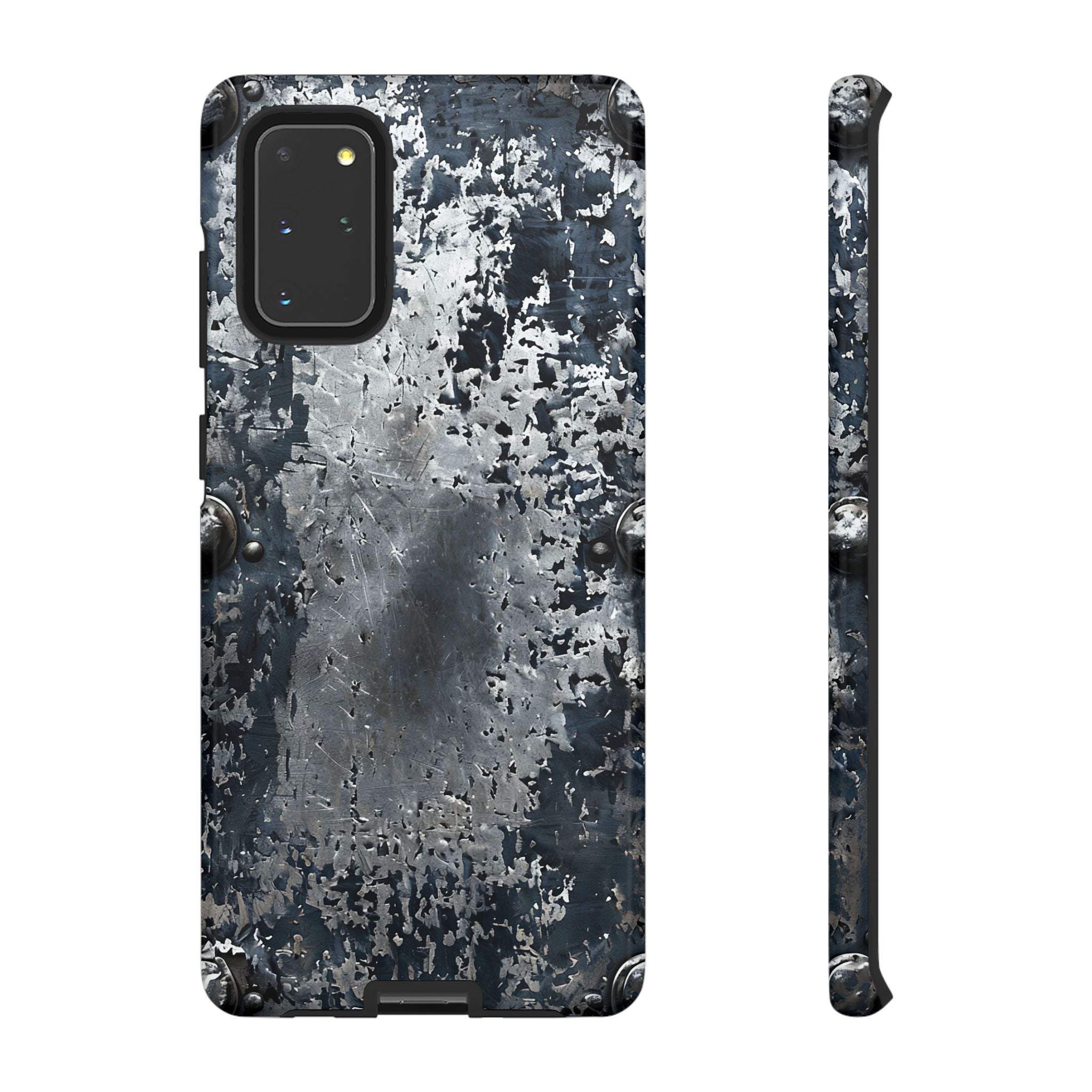 Rugged Rusted Metal Phone Case — Industrial Distressed Armor for iPhone