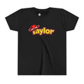 Taylor Kids Tee — Playful Name Shirt with Cowboy Hat Graphic