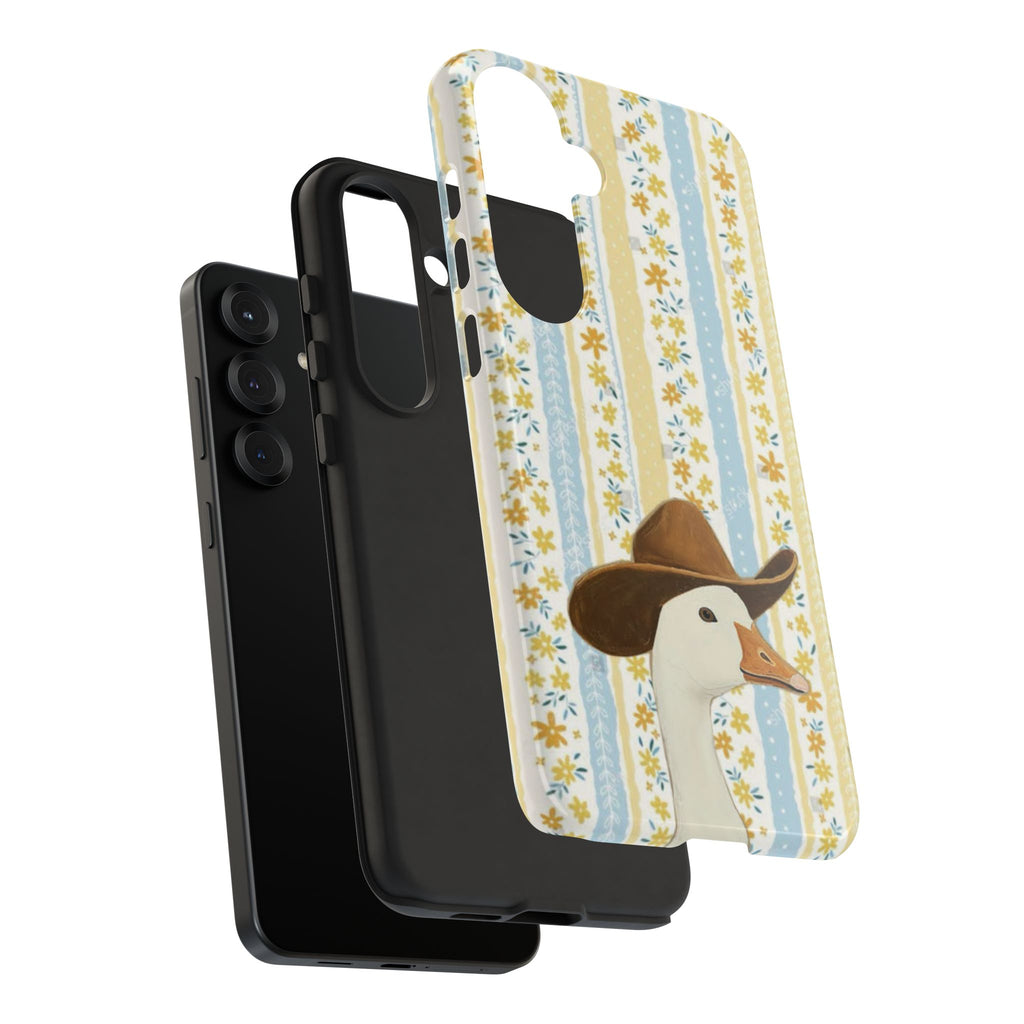 Goose Cowboy Phone Case – Cute Country Floral iPhone Cover