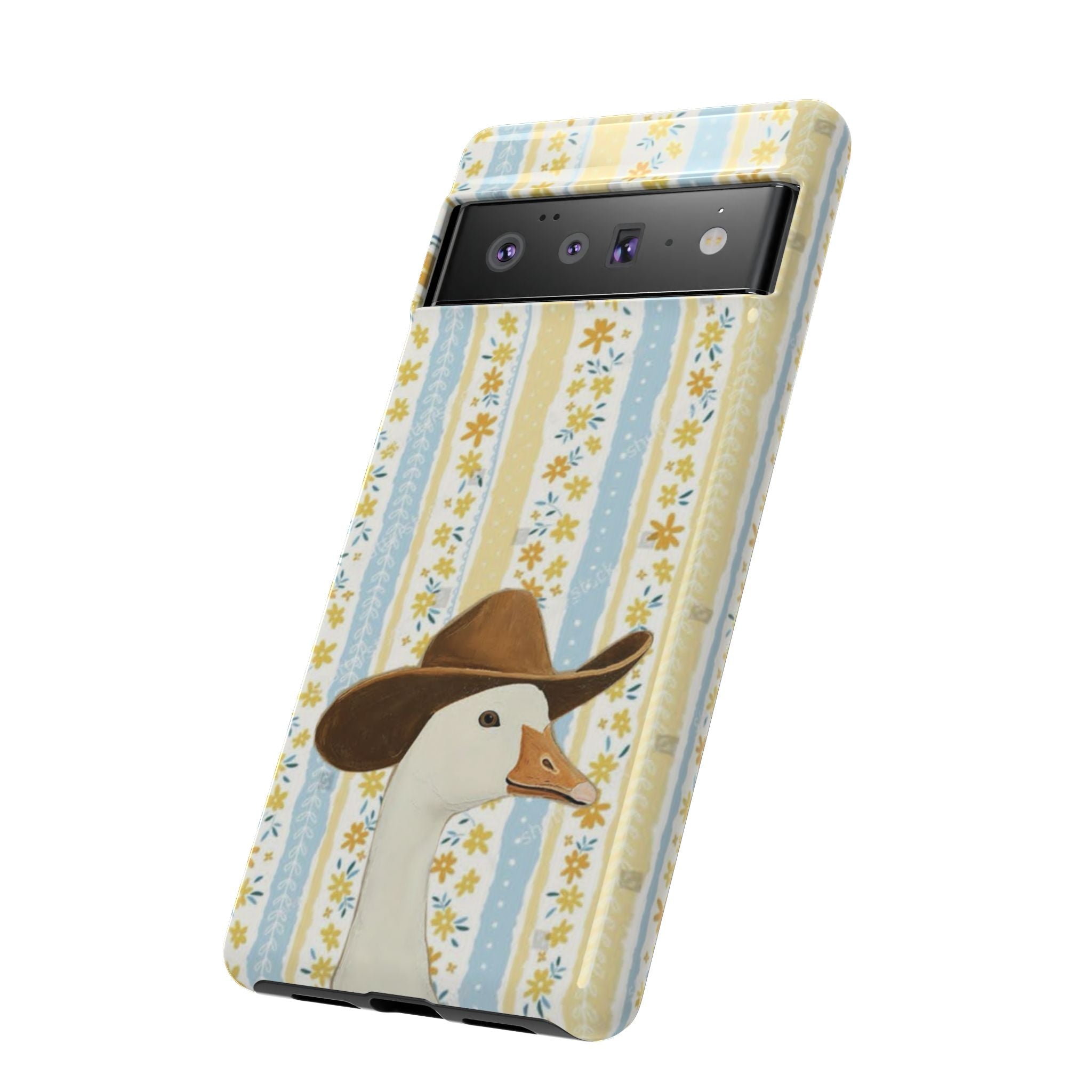 Goose Cowboy Phone Case – Cute Country Floral iPhone Cover
