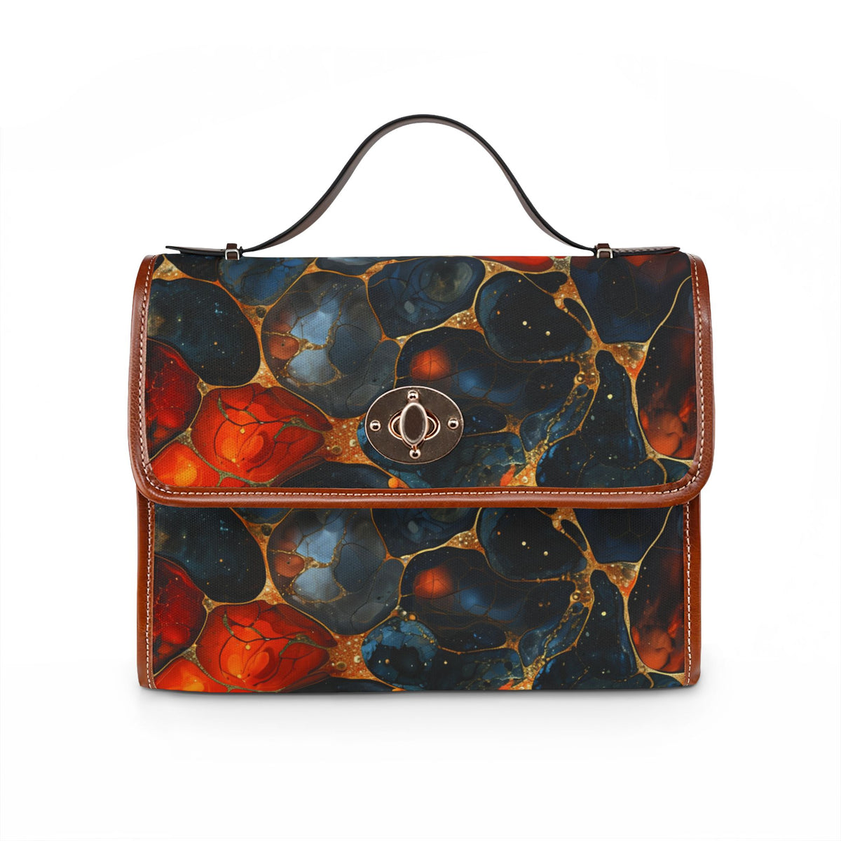 Abstract Gemstone Canvas Bag