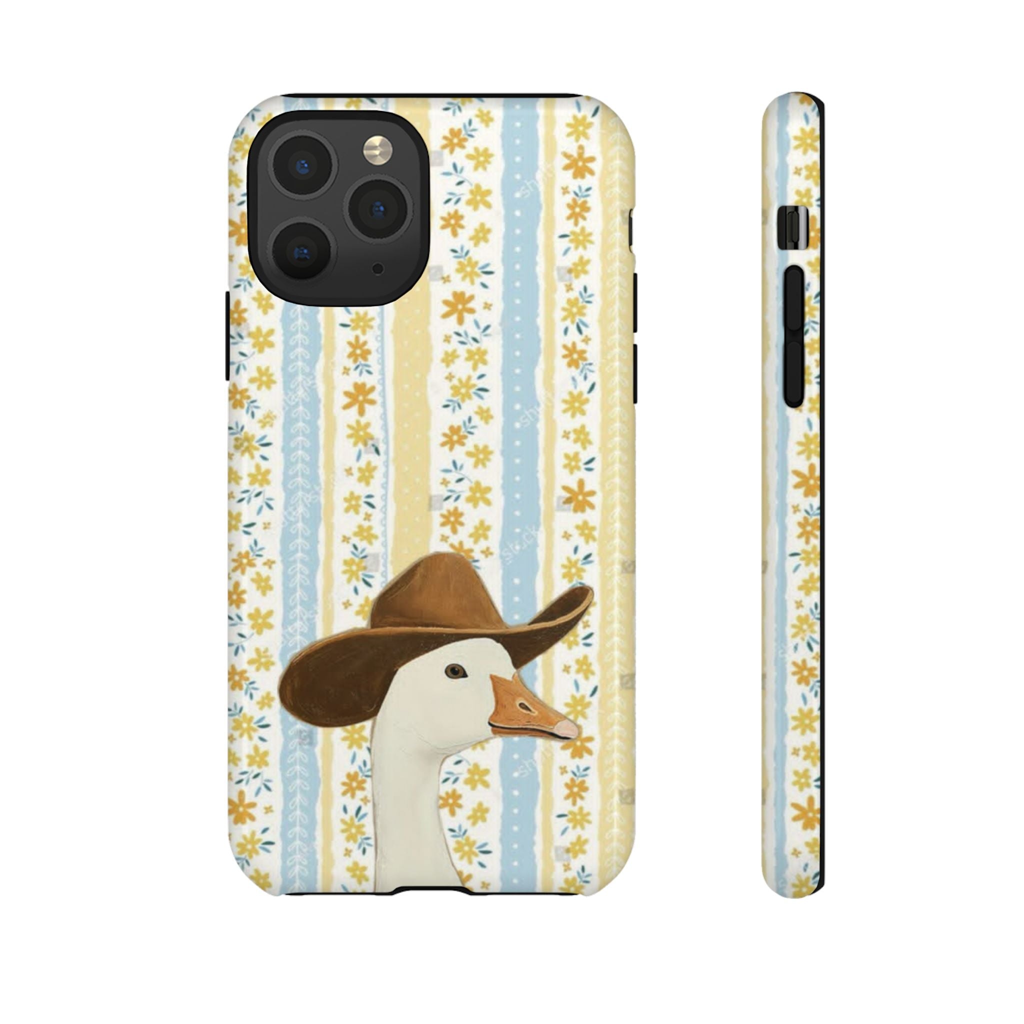 Goose Cowboy Phone Case – Cute Country Floral iPhone Cover