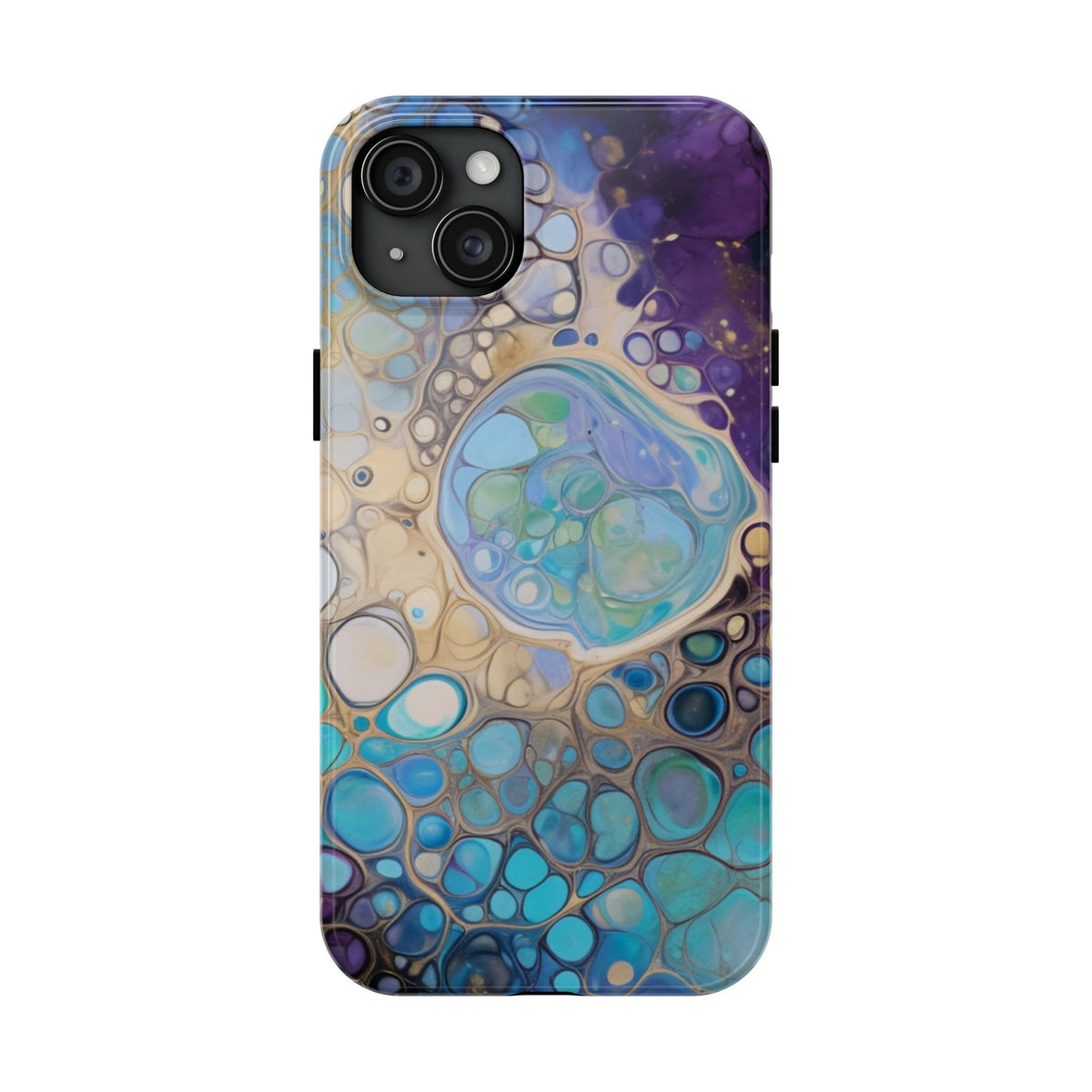 Abstract Ocean Bubble Tough Phone Case