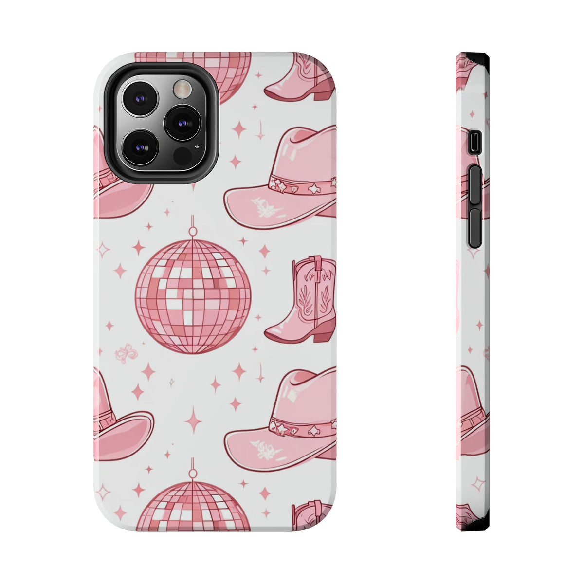 Pink Cowgirl Disco Phone Case