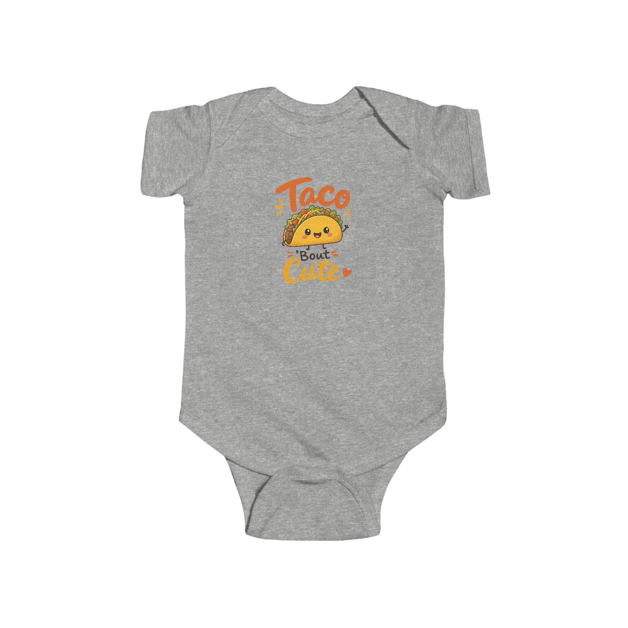 Infant Bodysuit - "Taco 'Bout Cute" Kawaii Taco Baby Onesie