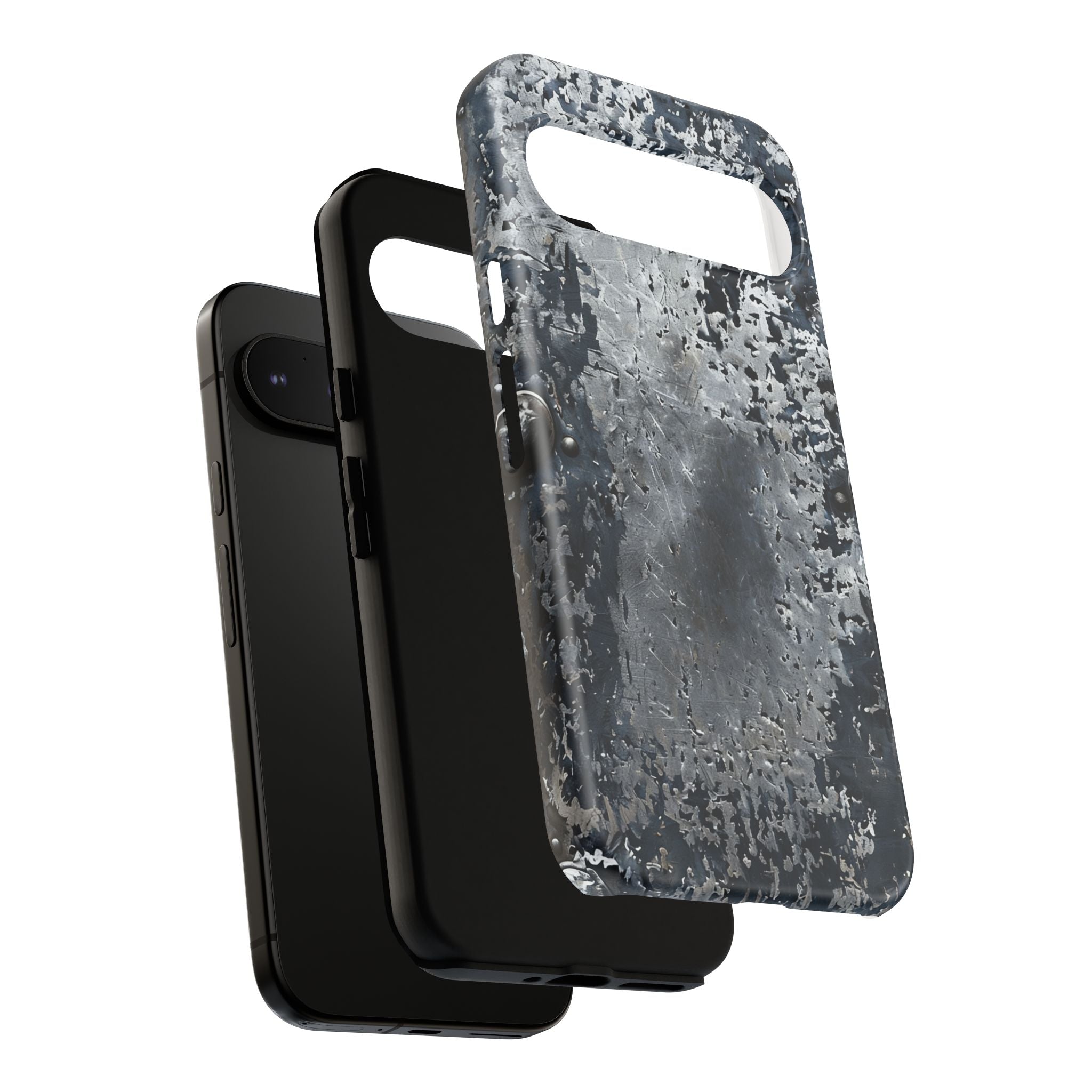 Rugged Rusted Metal Phone Case — Industrial Distressed Armor for iPhone