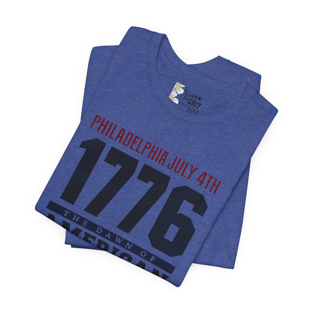 1776 American Freedom Tee — Philadelphia July 4th Patriotic T-Shirt