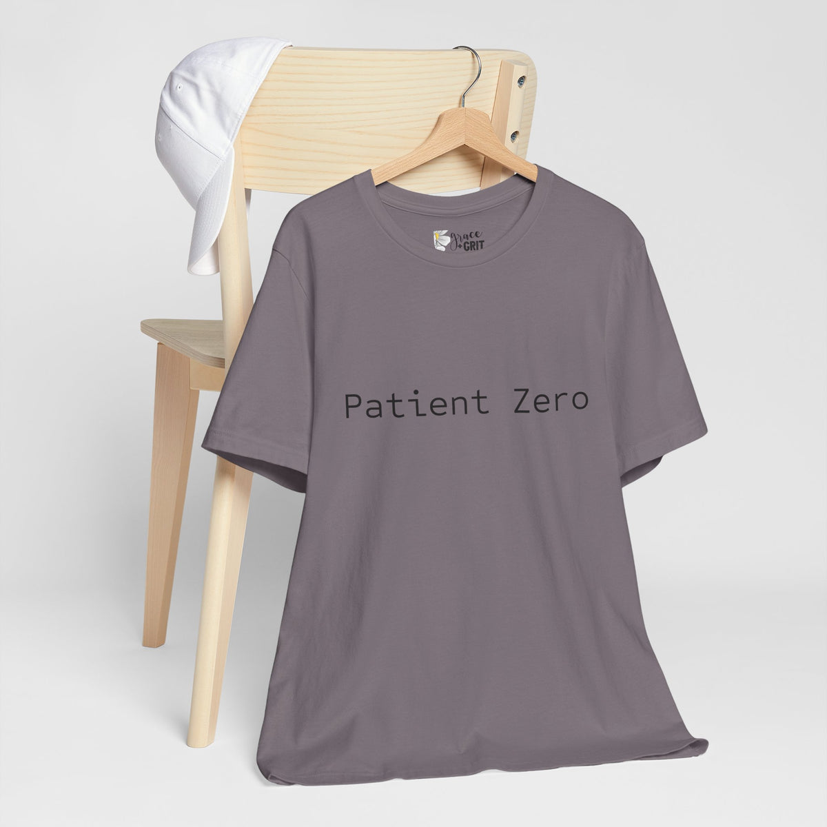 Patient Zero T-Shirt — Minimalist Text Tee