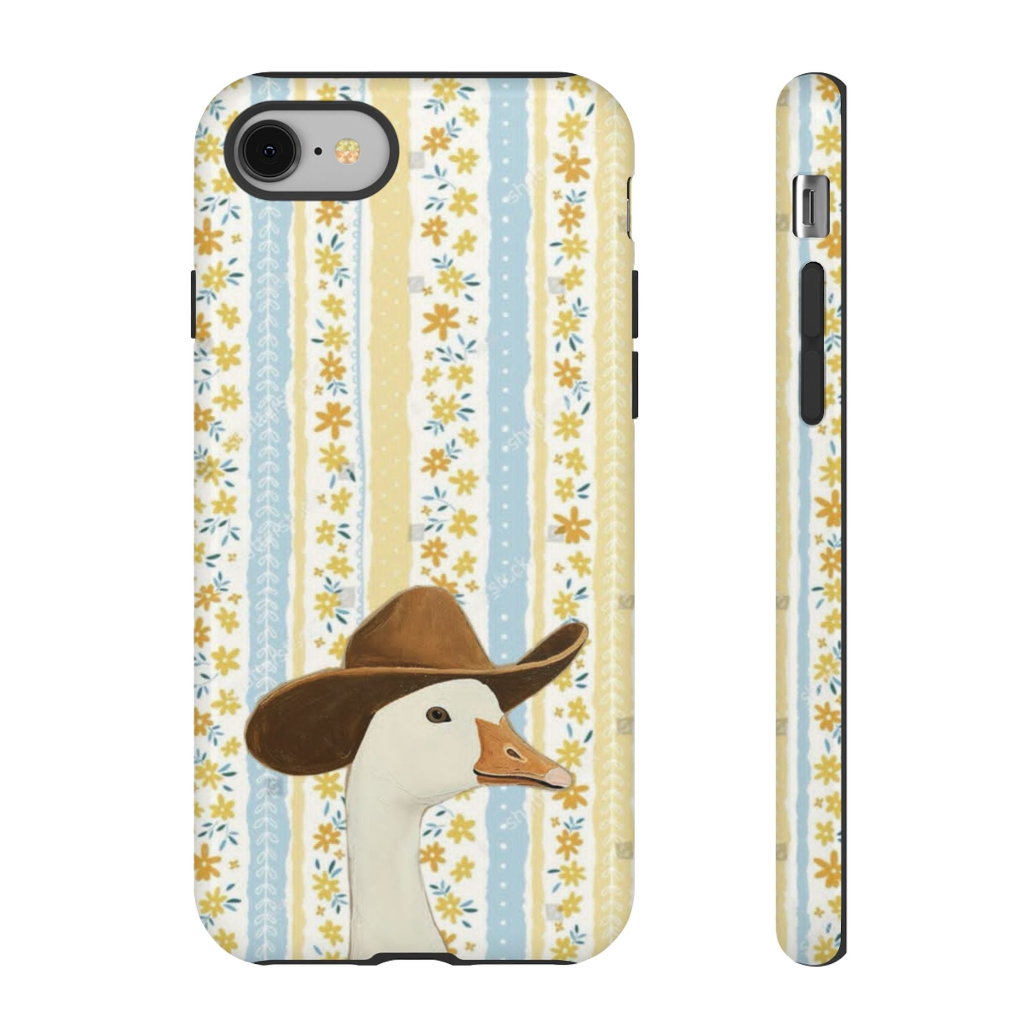 Goose Cowboy Phone Case – Cute Country Floral iPhone Cover