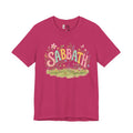 Sabbath Floral Script Tee | Pastel Flowers, Meadow Illustration
