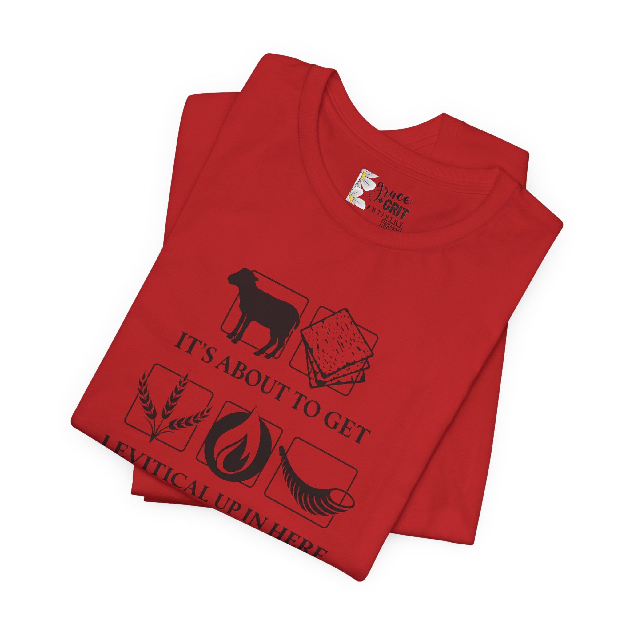 Levitical Up In Here T-Shirt — Funny Bible Symbols Tee