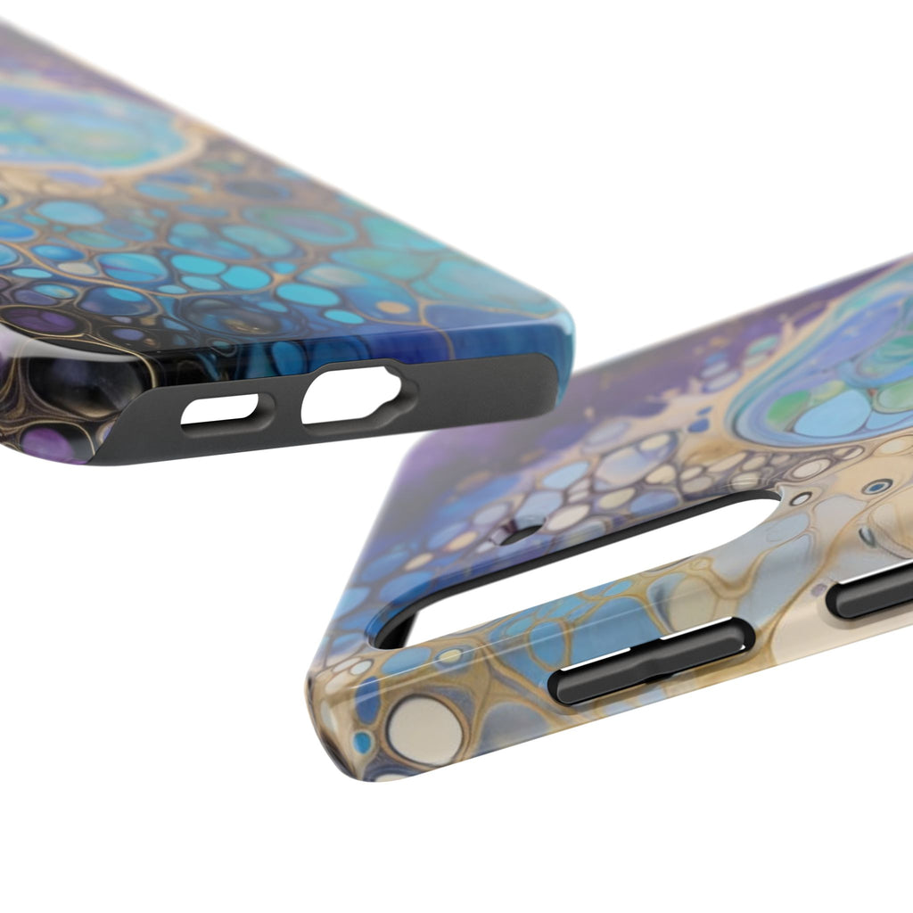 Abstract Ocean Bubble Tough Phone Case