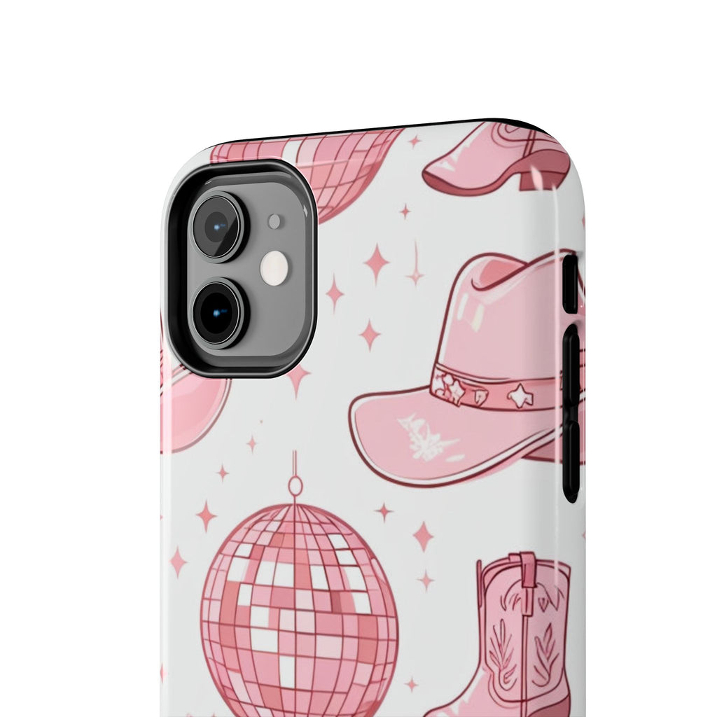 Pink Cowgirl Disco Phone Case