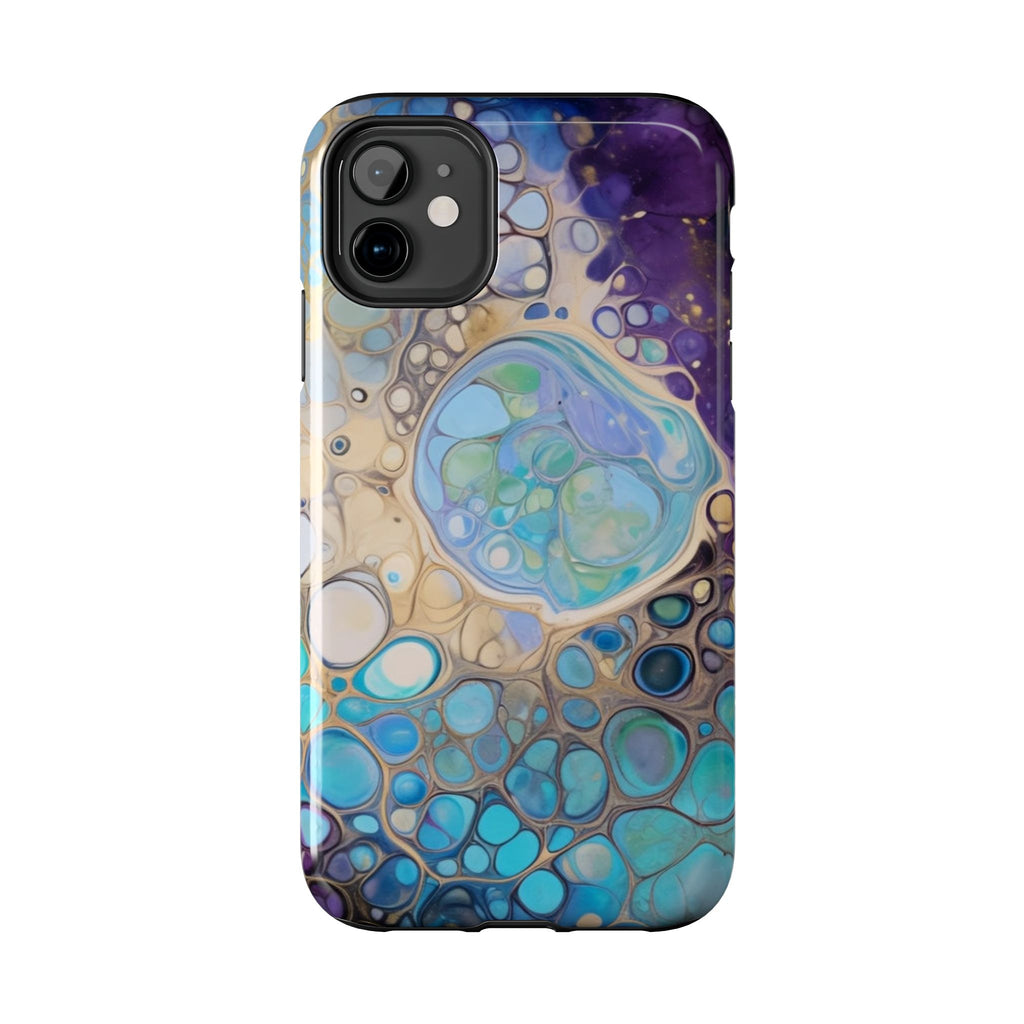 Abstract Ocean Bubble Tough Phone Case