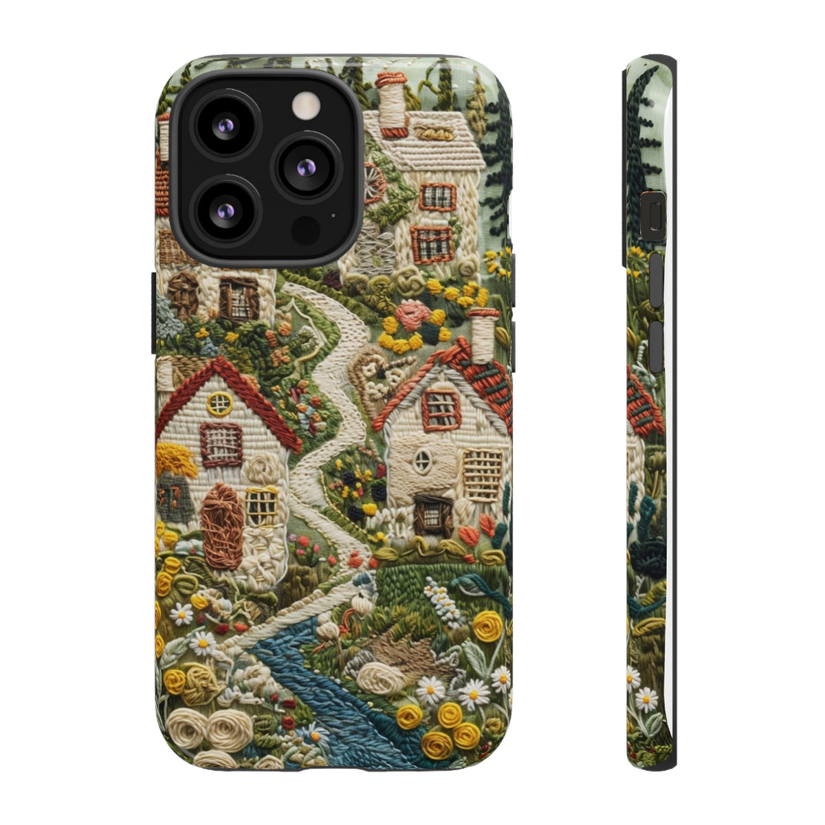 Cottagecore Garden Village Phone Case