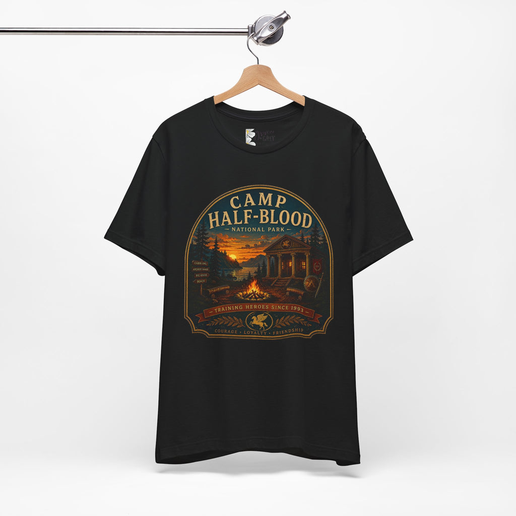 Camp Half-Blood Graphic Tee — Vintage National Park Percy Jackson Shirt
