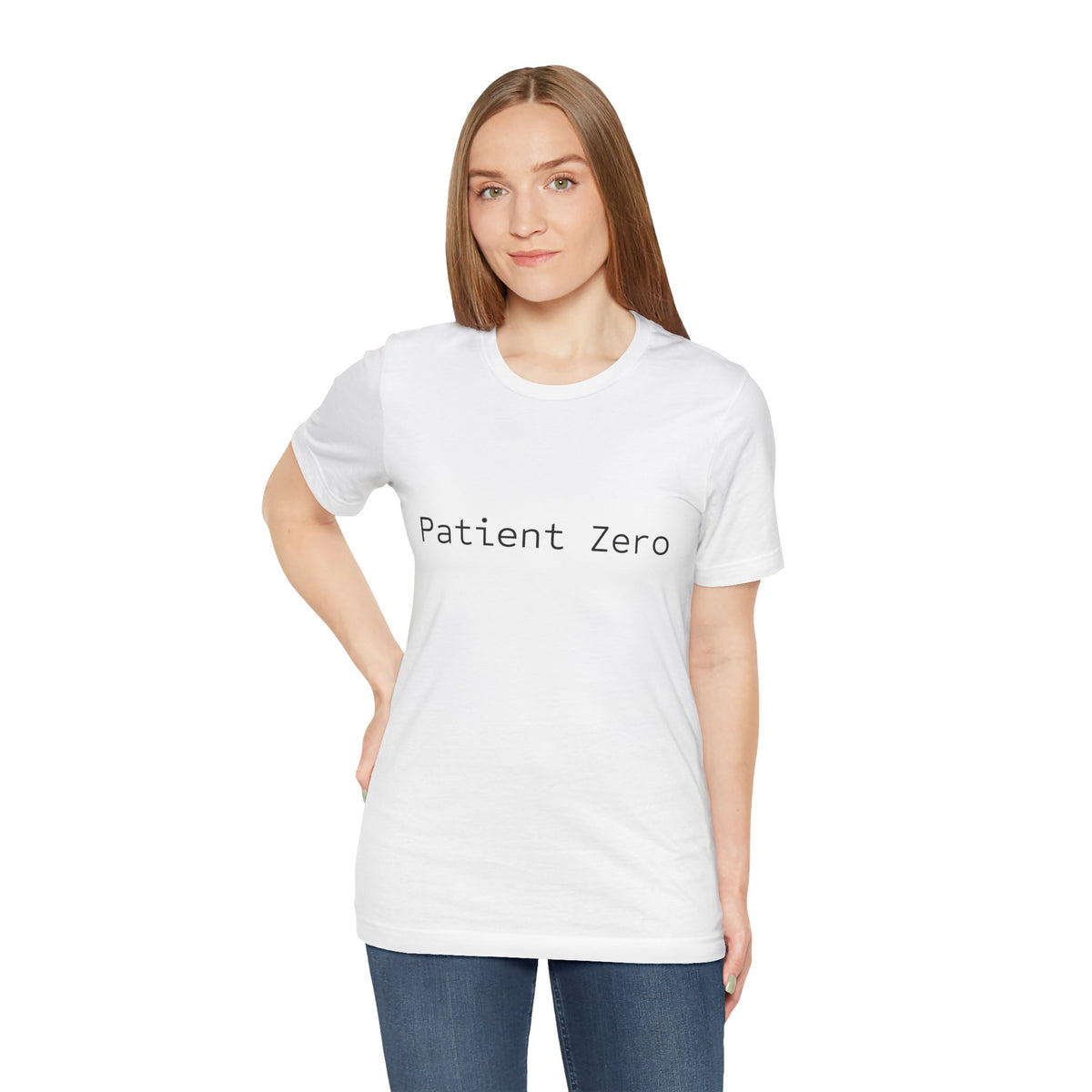 Patient Zero T-Shirt — Minimalist Text Tee