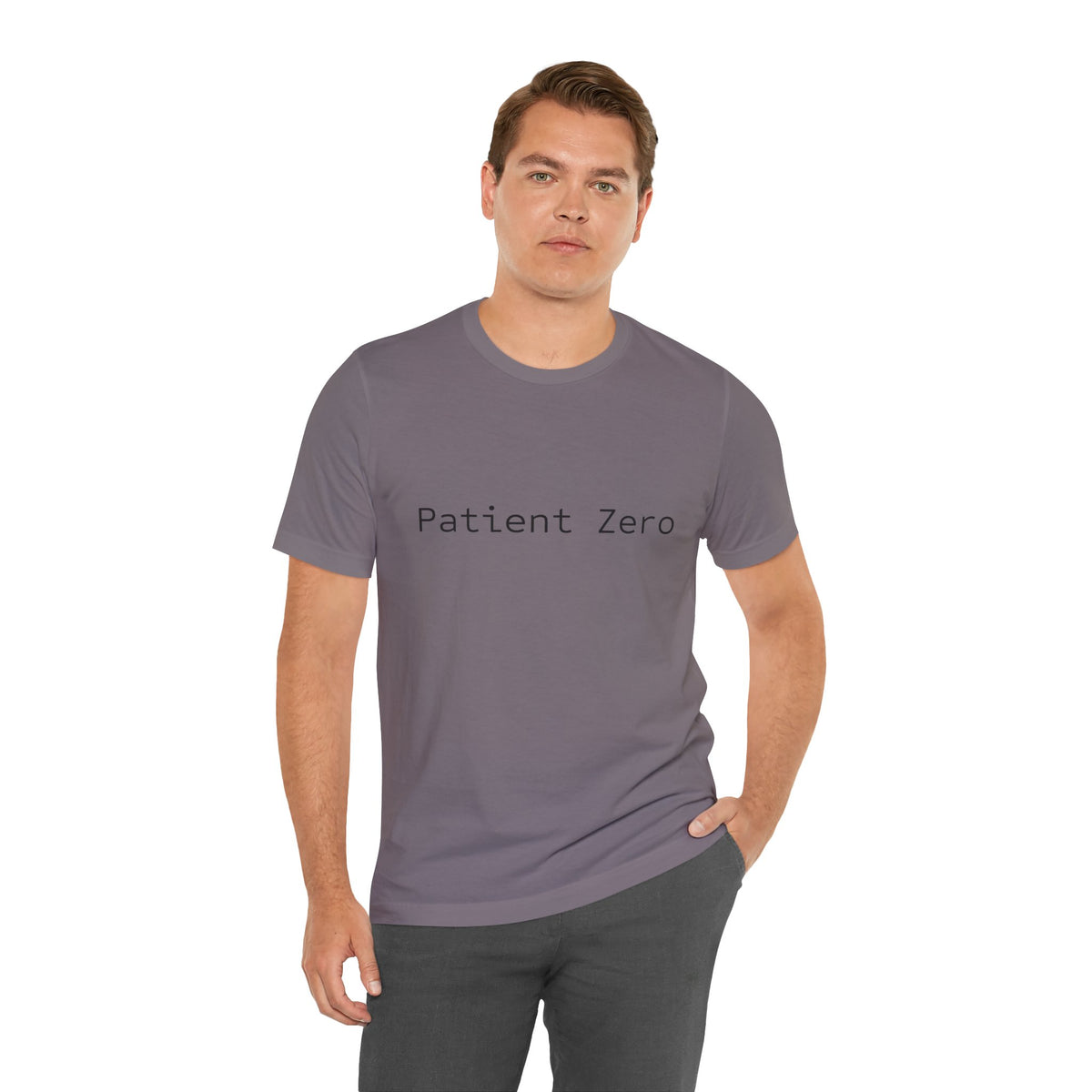 Patient Zero T-Shirt — Minimalist Text Tee