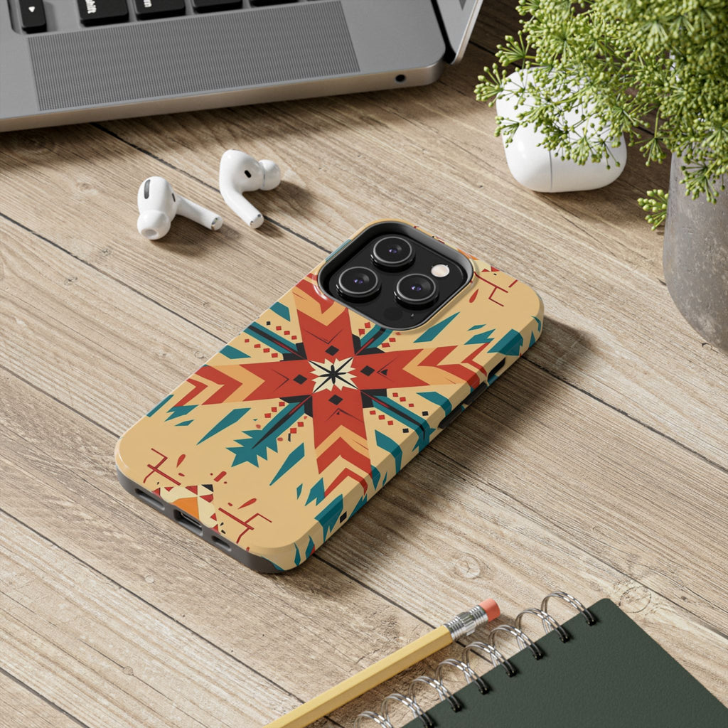 Southwestern Geometric Starburst Tough Phone Case