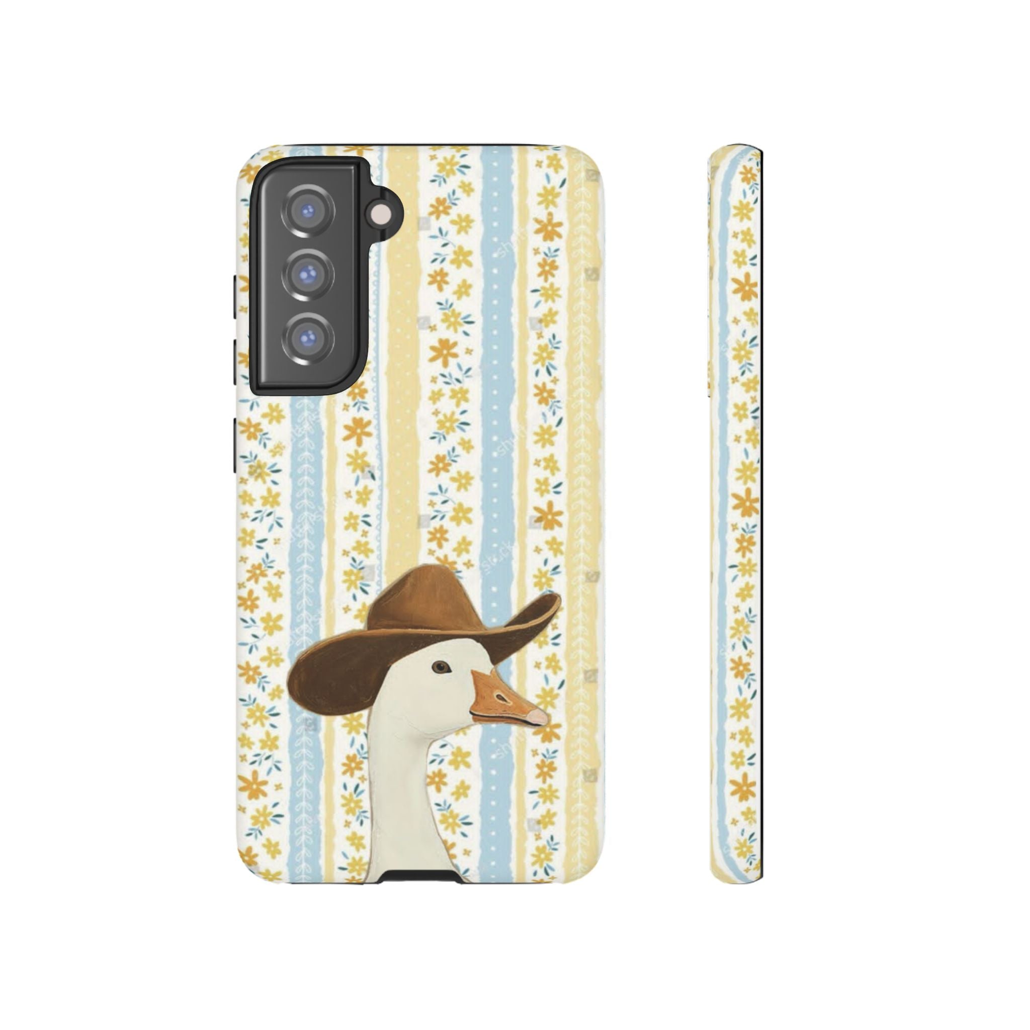 Goose Cowboy Phone Case – Cute Country Floral iPhone Cover