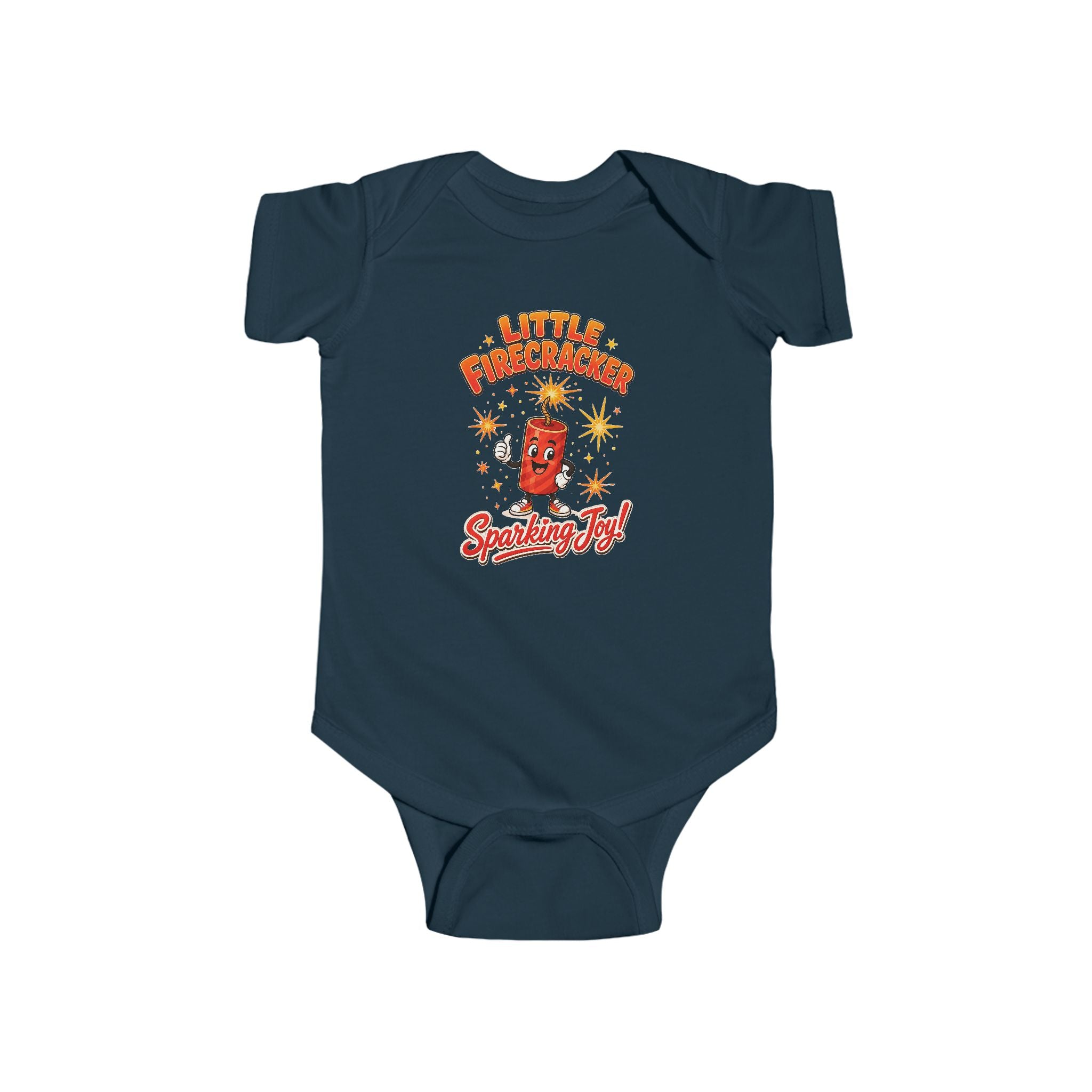 Infant Bodysuit – Little Firecracker Sparkle & Pop Graphic