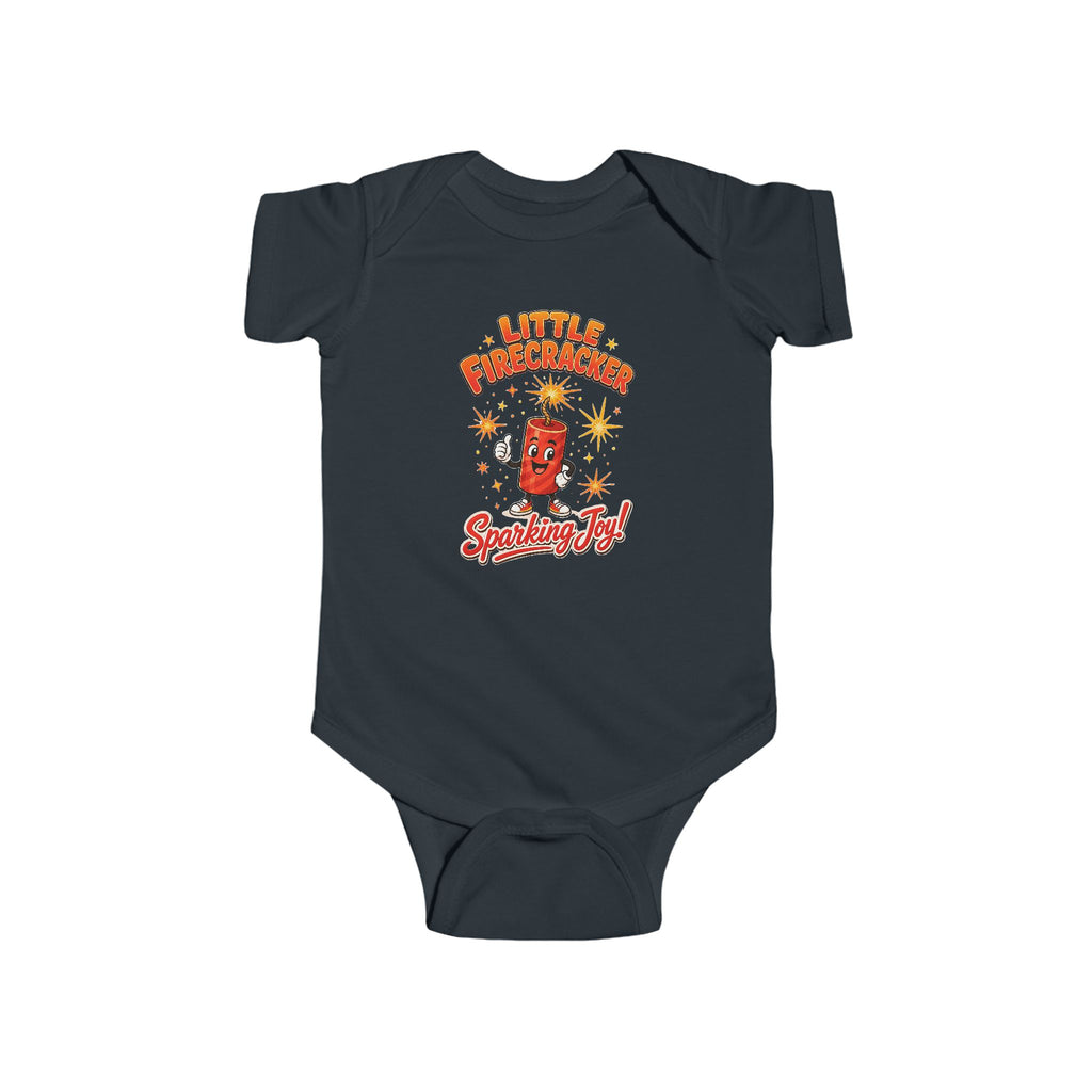 Infant Bodysuit – Little Firecracker Sparkle & Pop Graphic